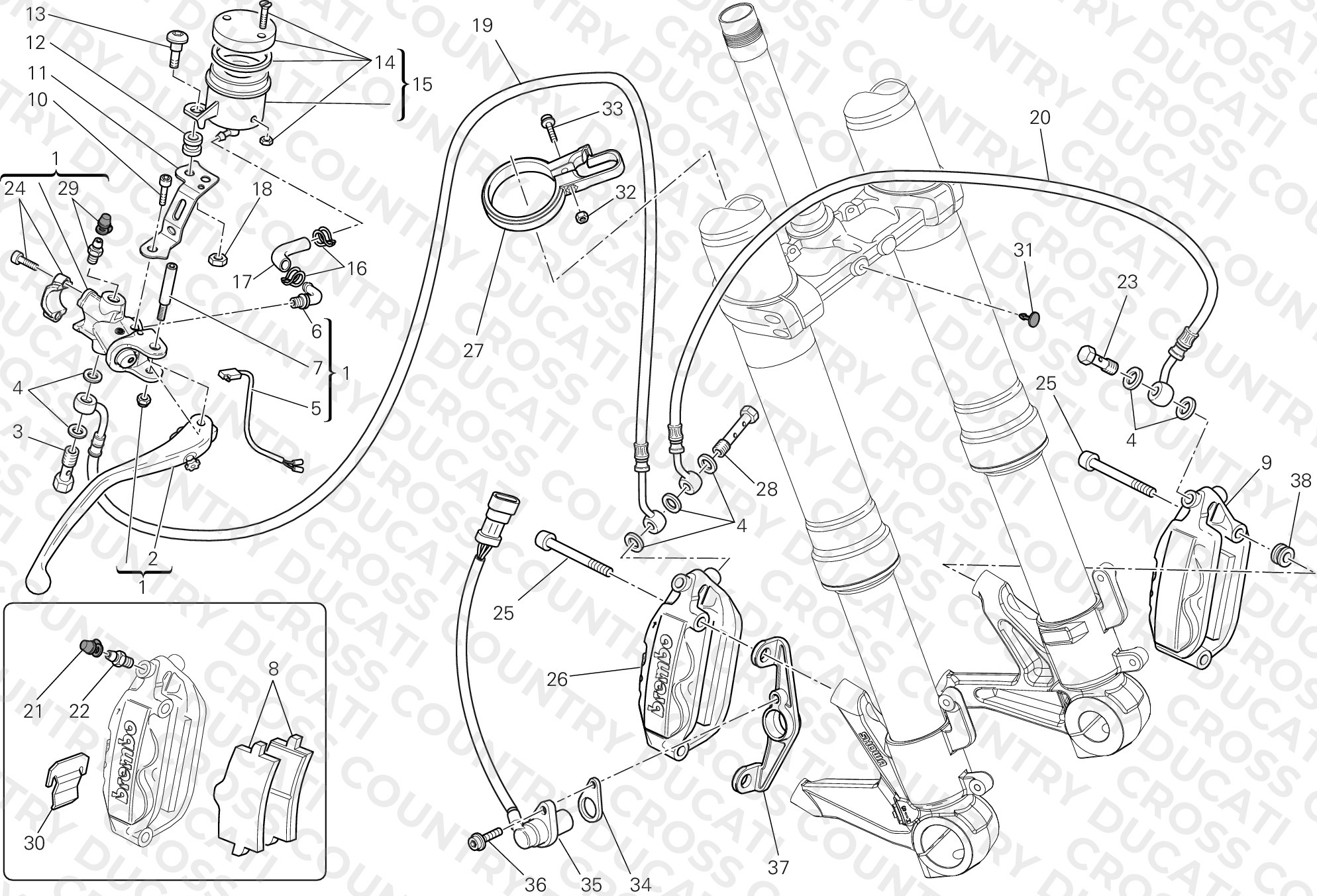 Front Brake System