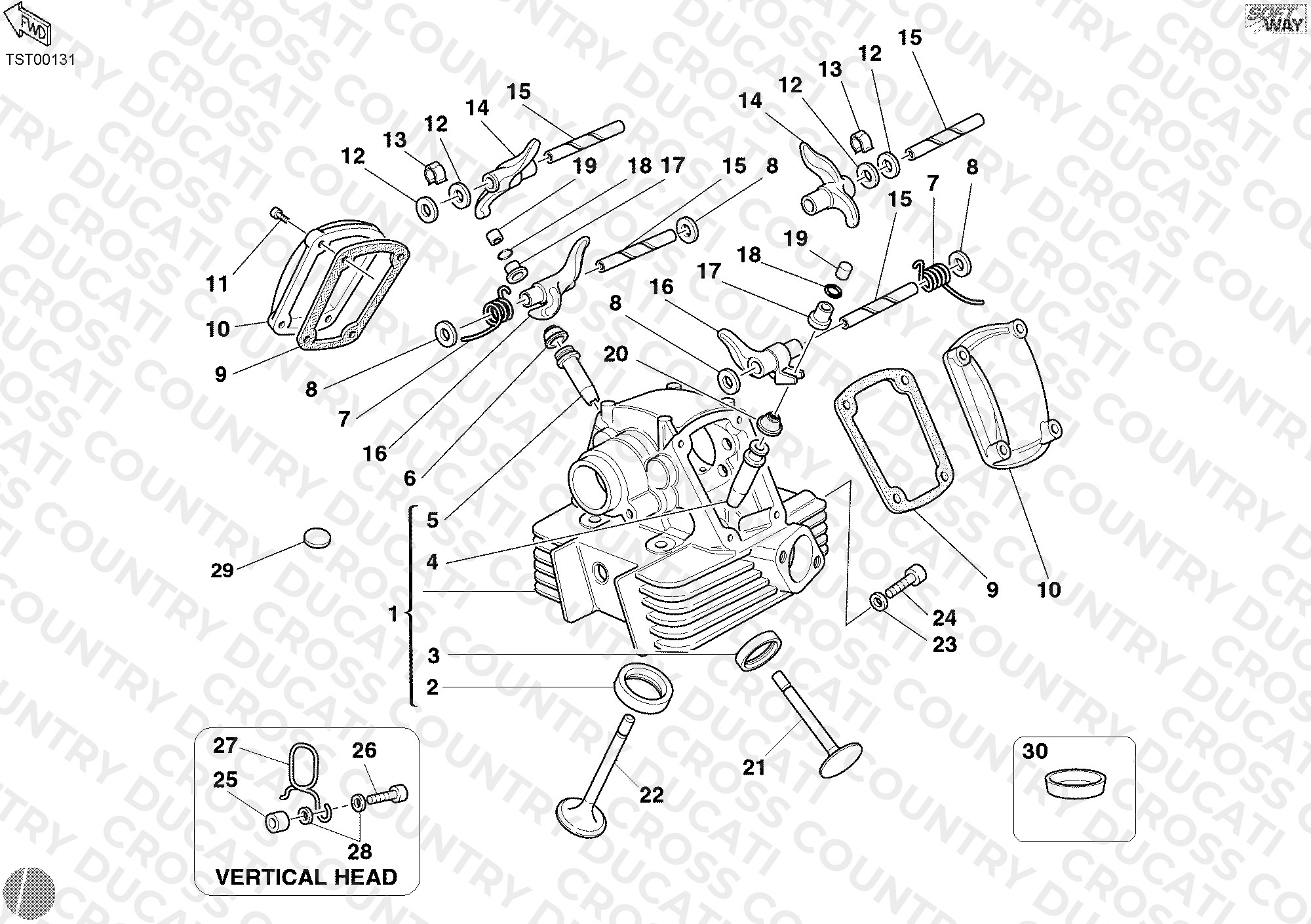 Vertical Cylinder Head
