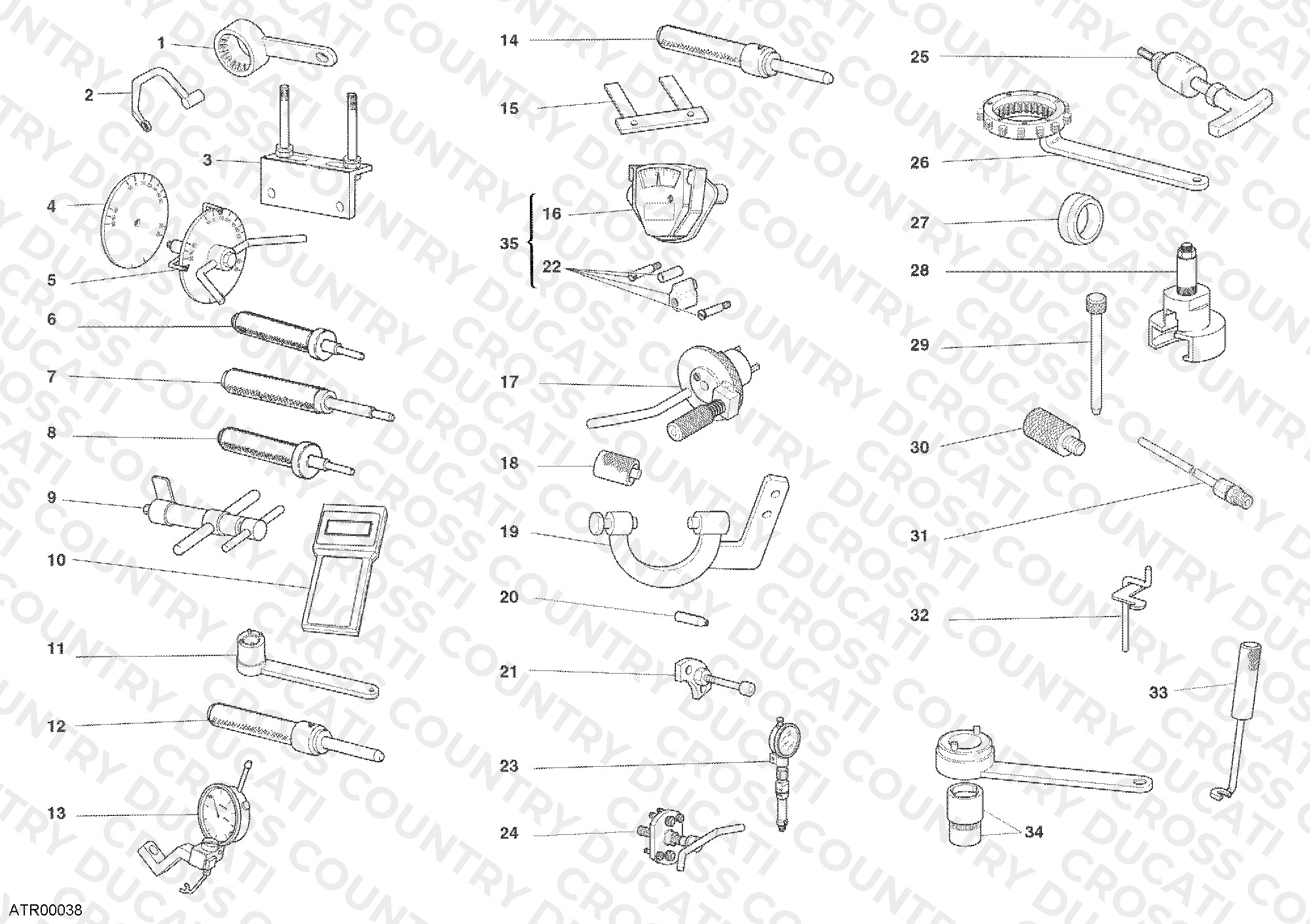 Workshop Service Tools, Engine