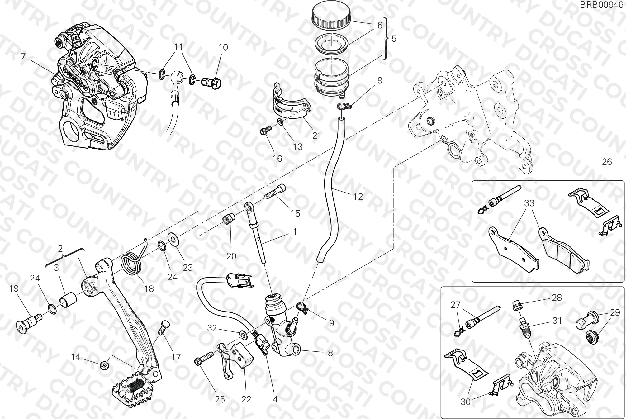 Rear Brake System