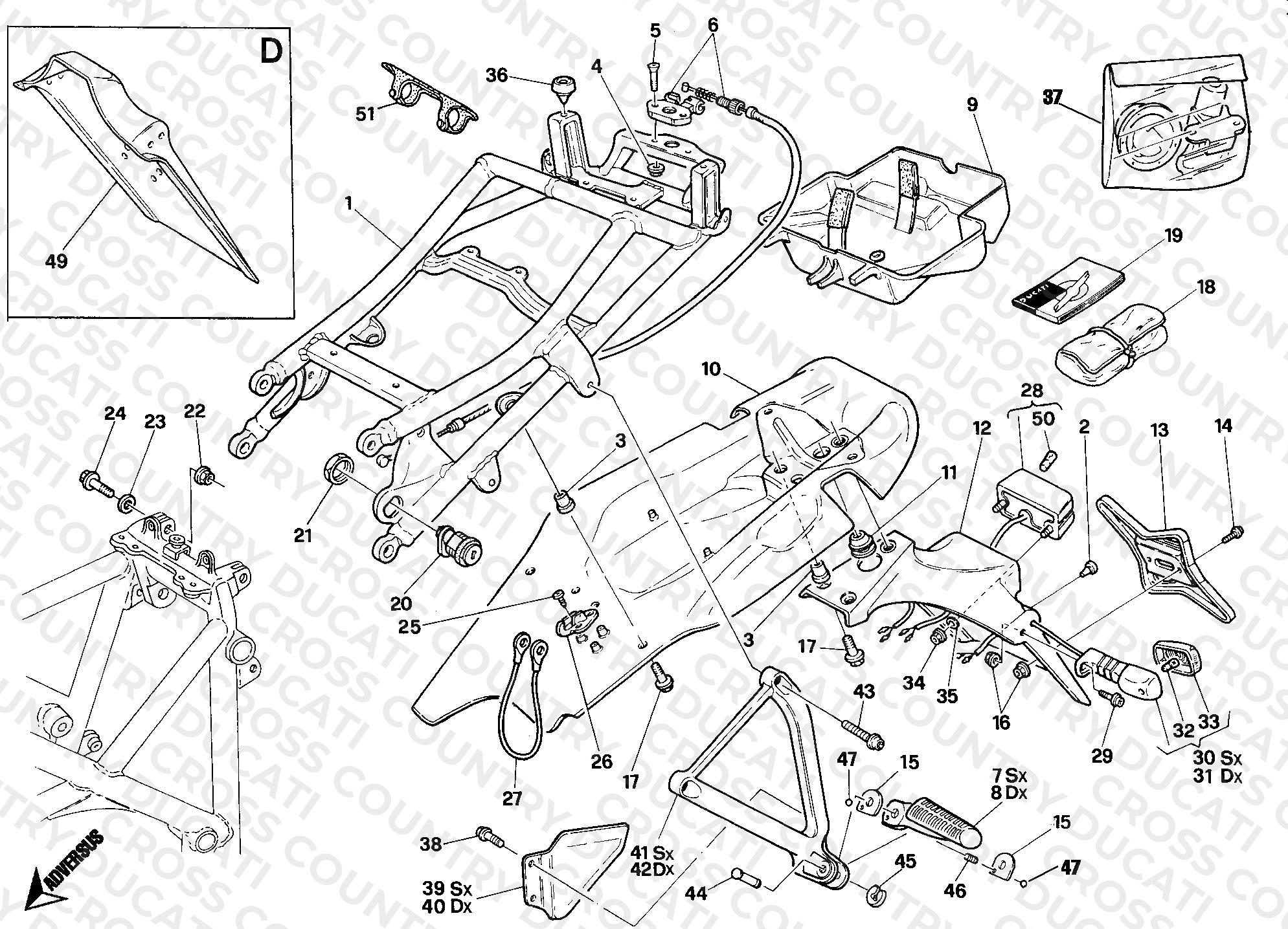 Rear Frame DM003097>