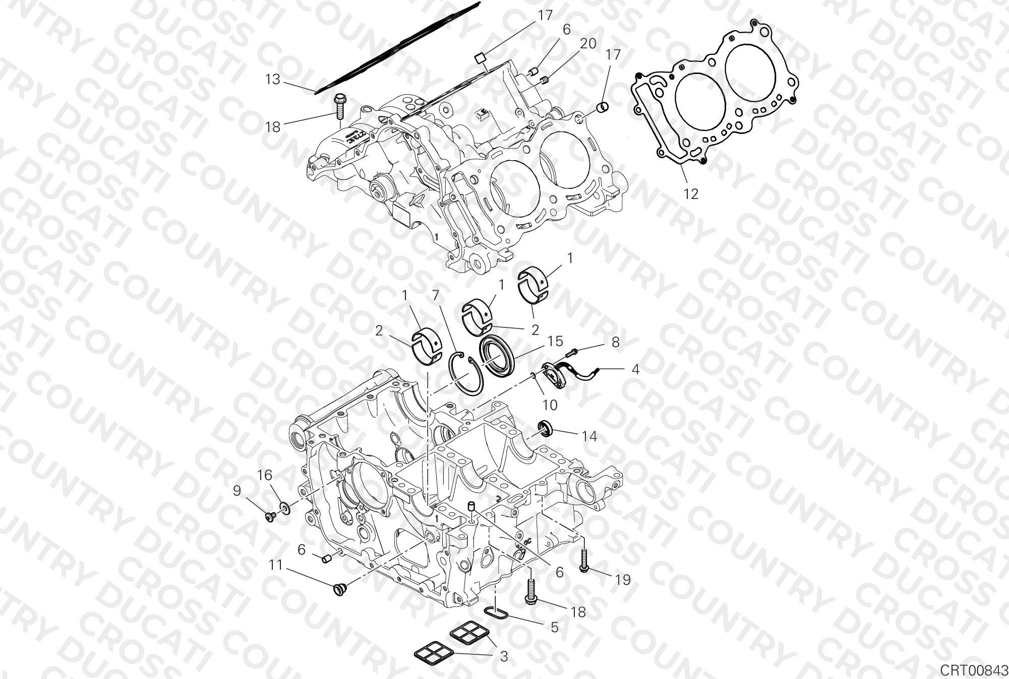 Half-Crankcases Pair