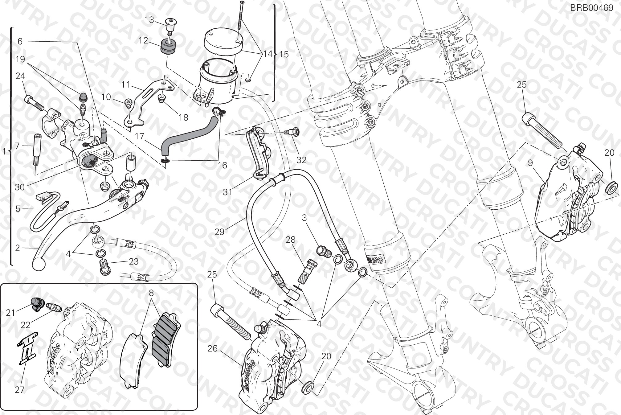 Front Brake System