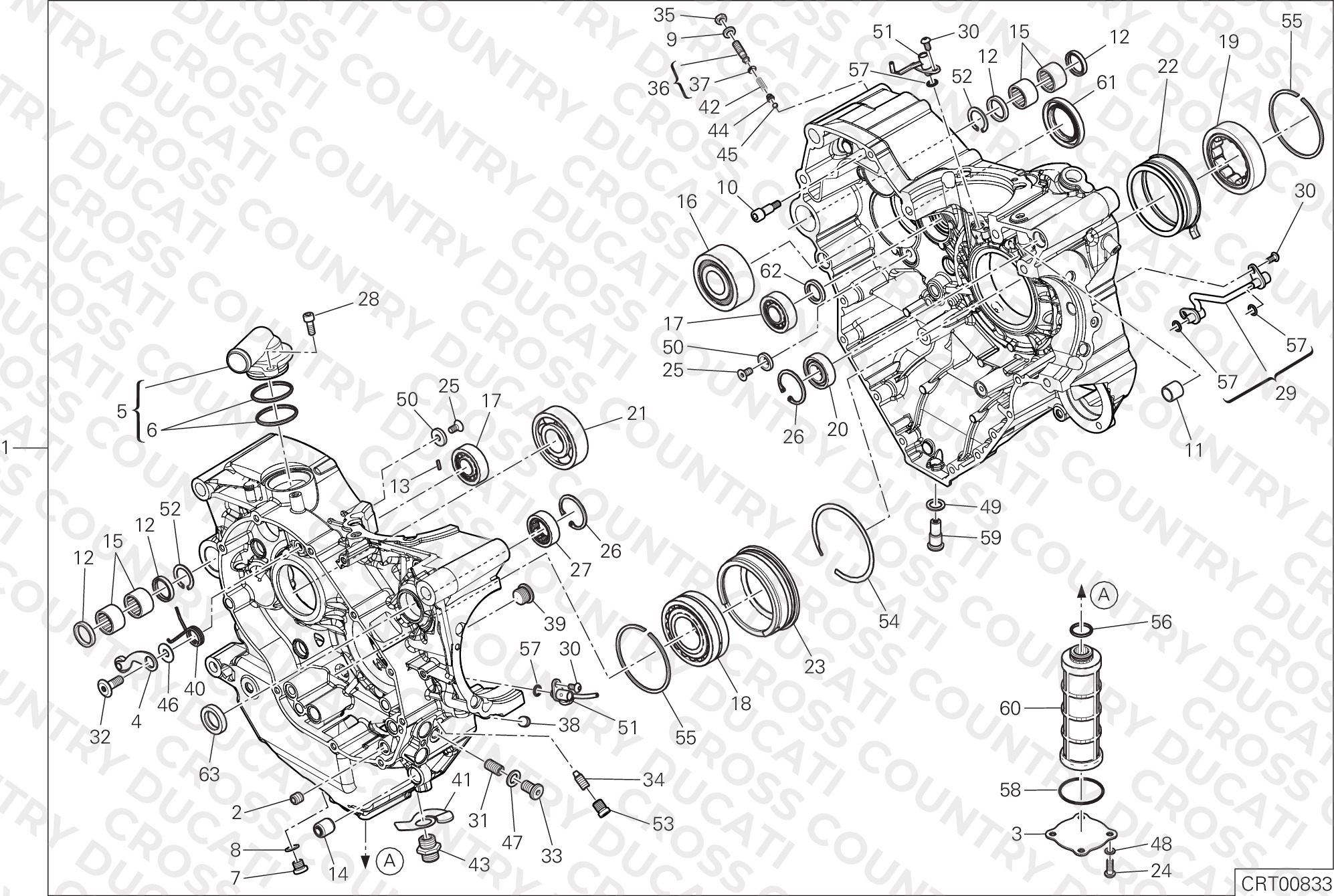 Half-Crankcases Pair