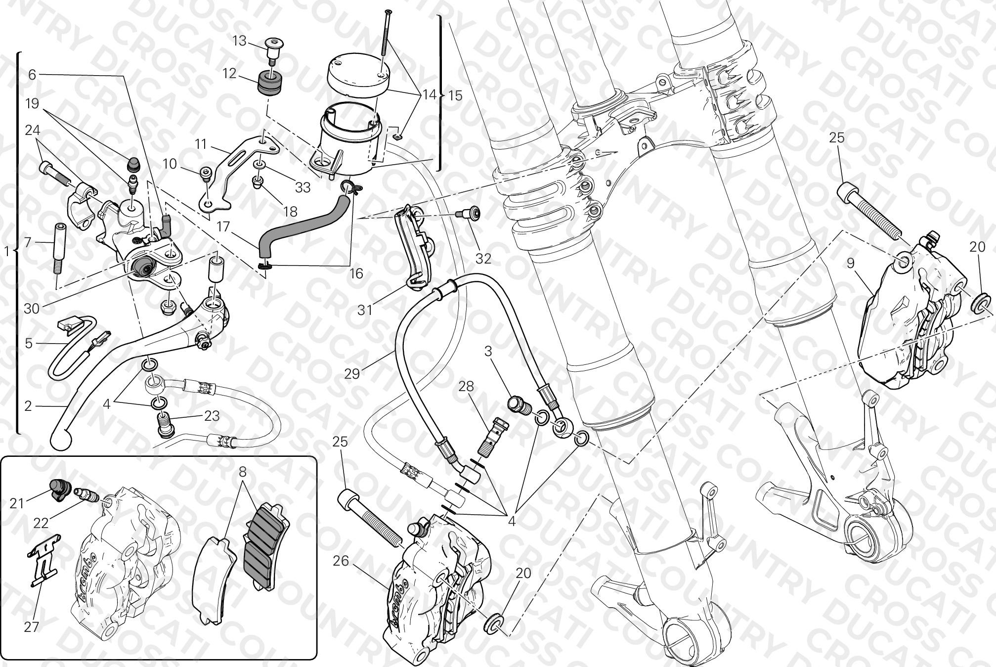 Front Brake System
