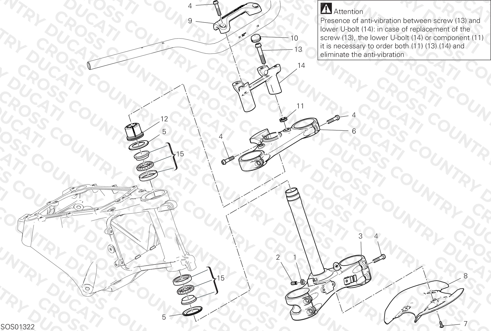 Steering Head Base Assembly