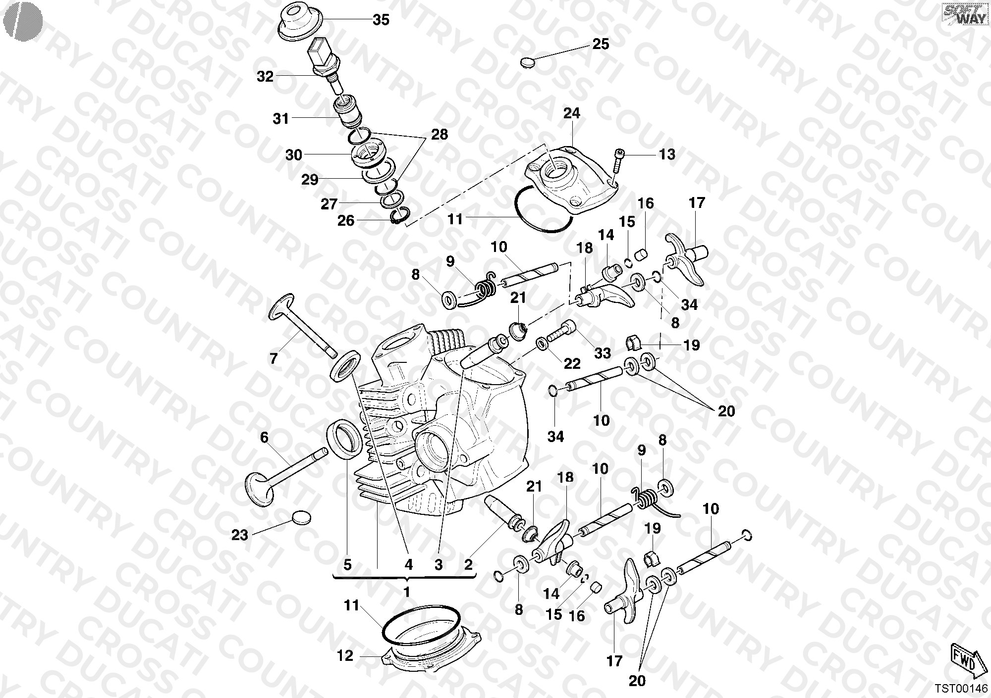 Horizontal Cylinder Head