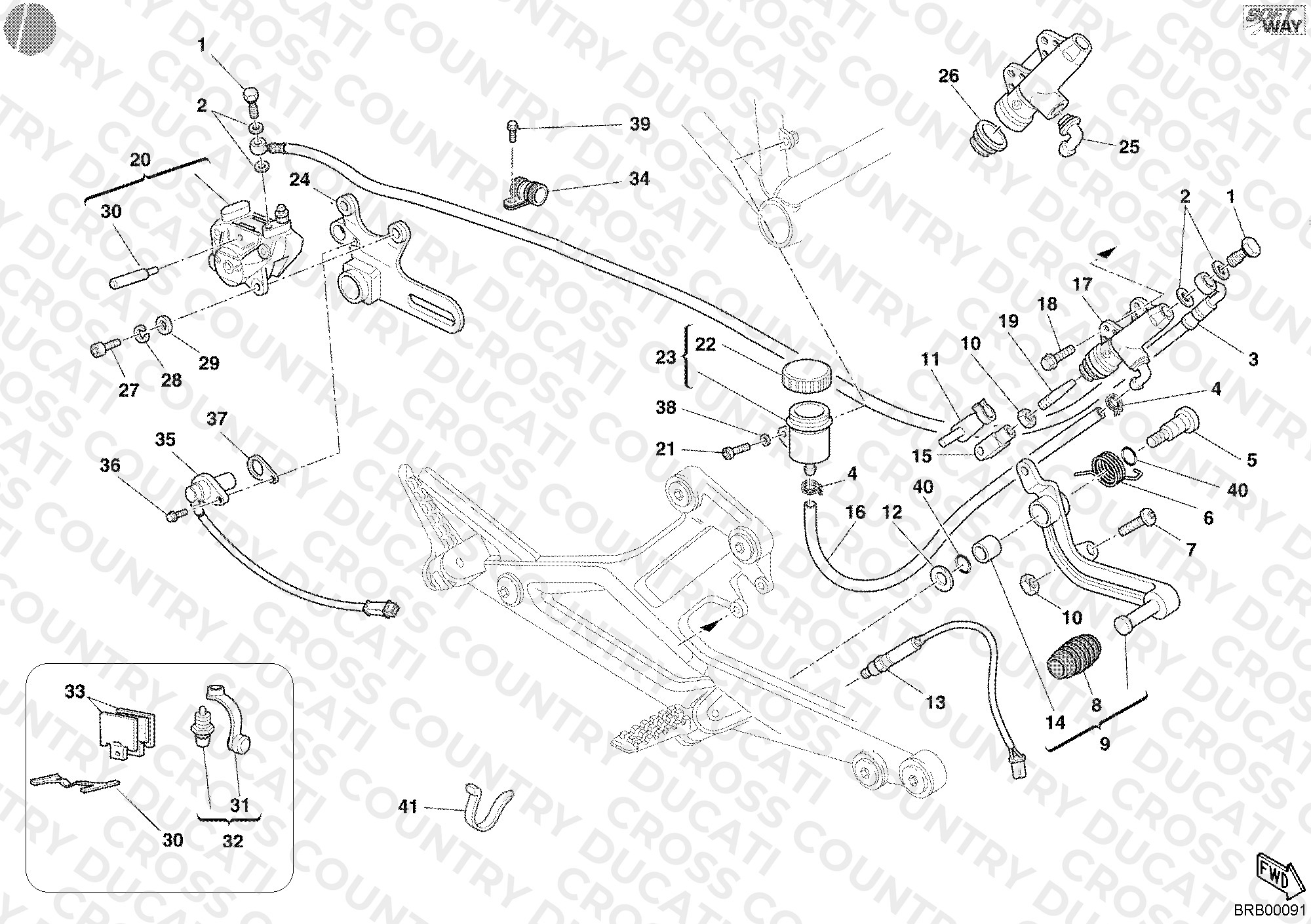Rear Brake System