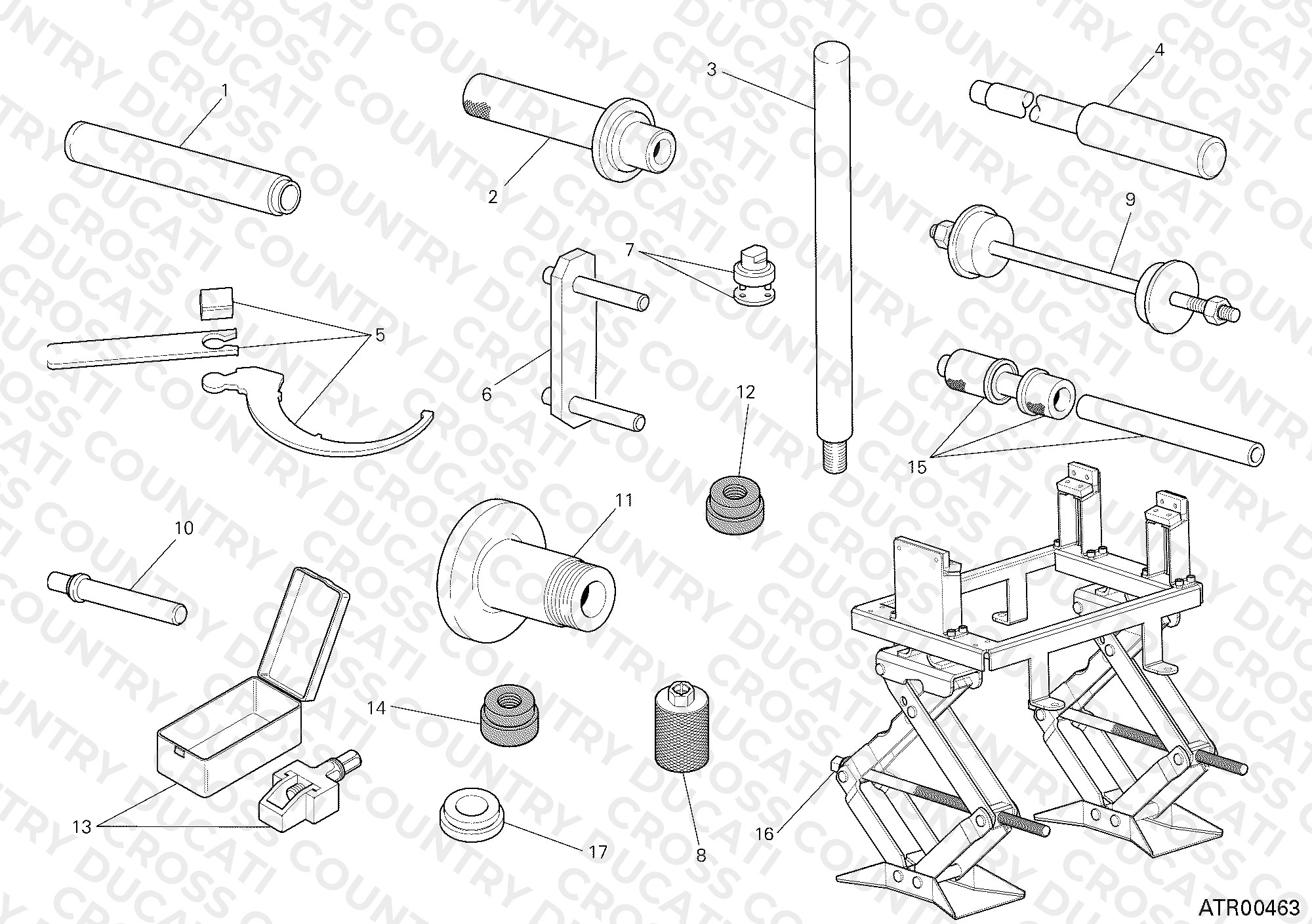 Workshop Service Tools, Frame