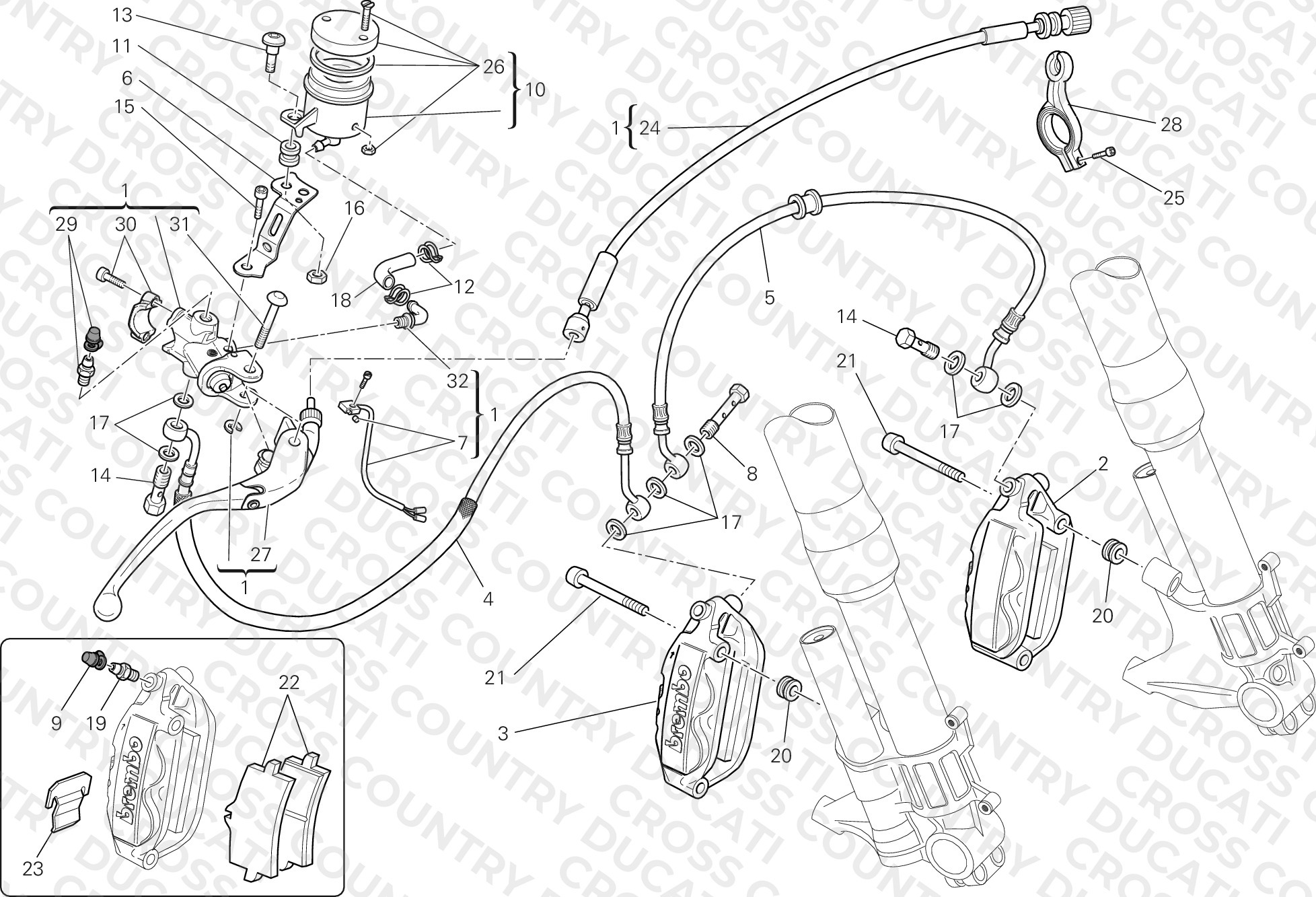 Front Brake System