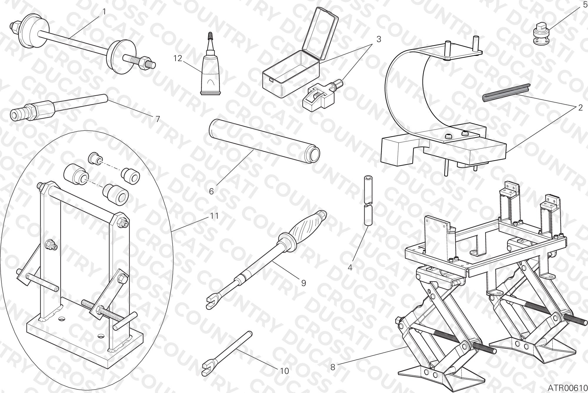 Workshop Service Tools, Frame
