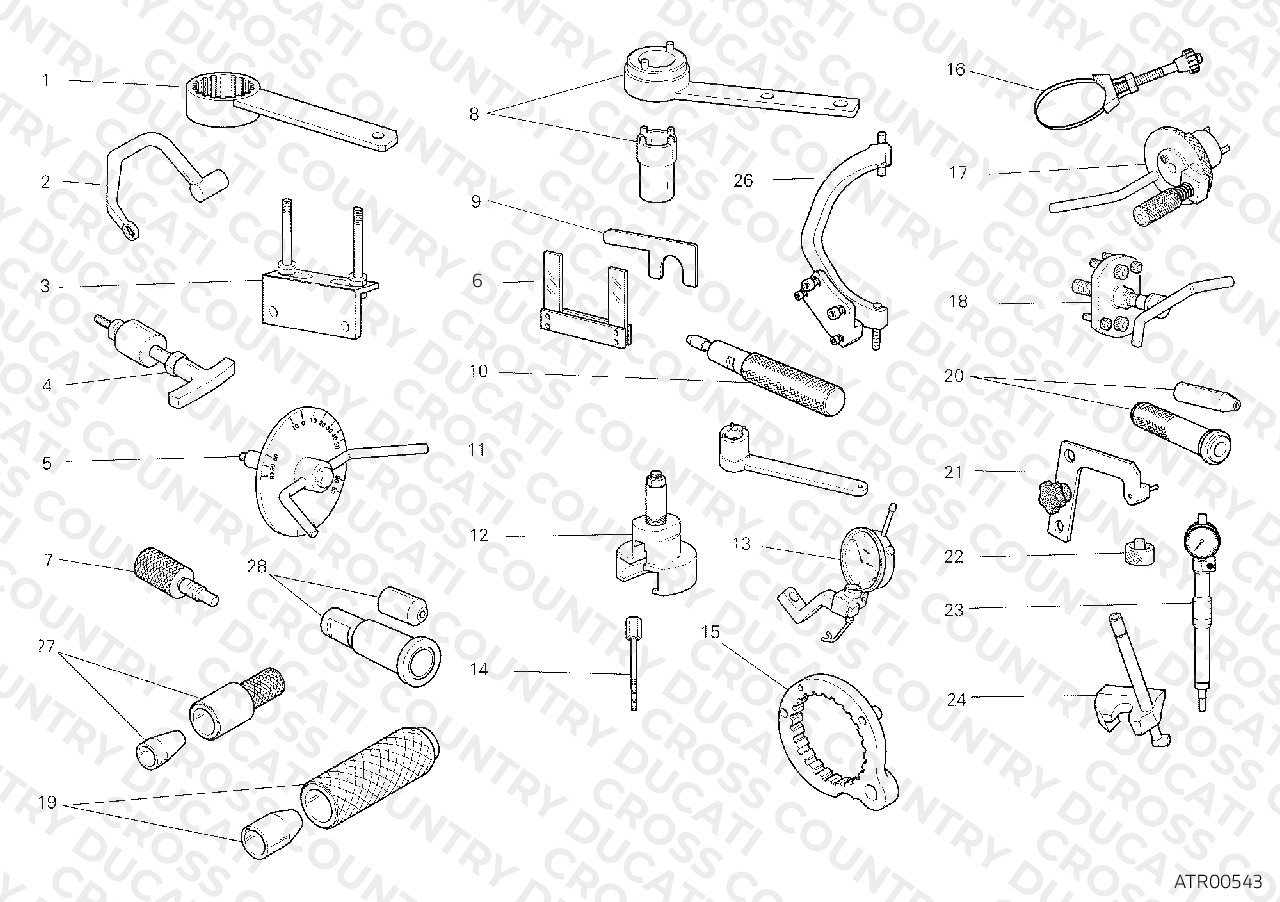 Workshop Service Tools, Engine