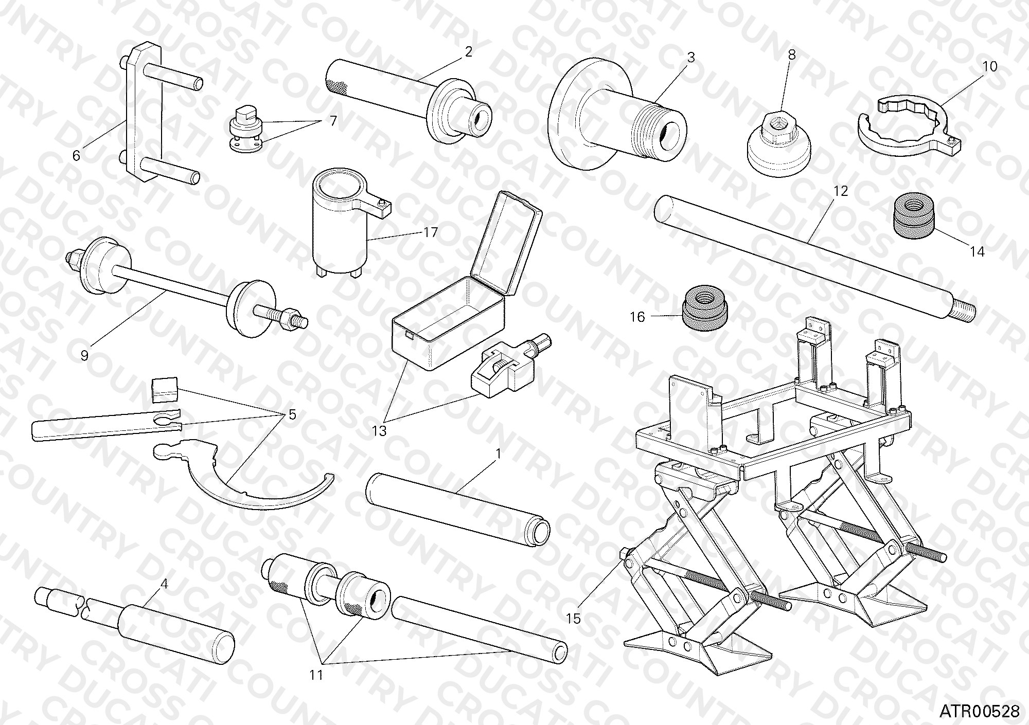 Workshop Service Tools, Frame
