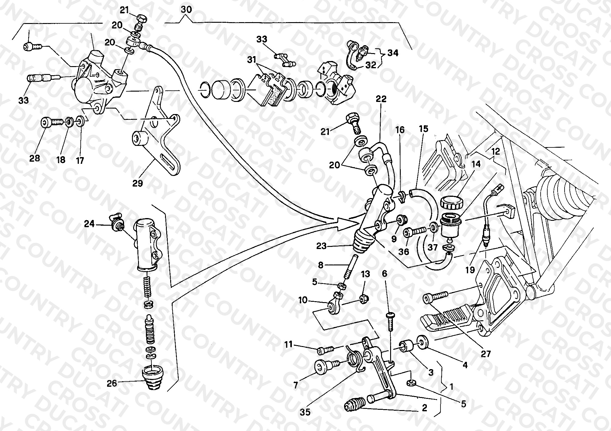 Rear Brake System
