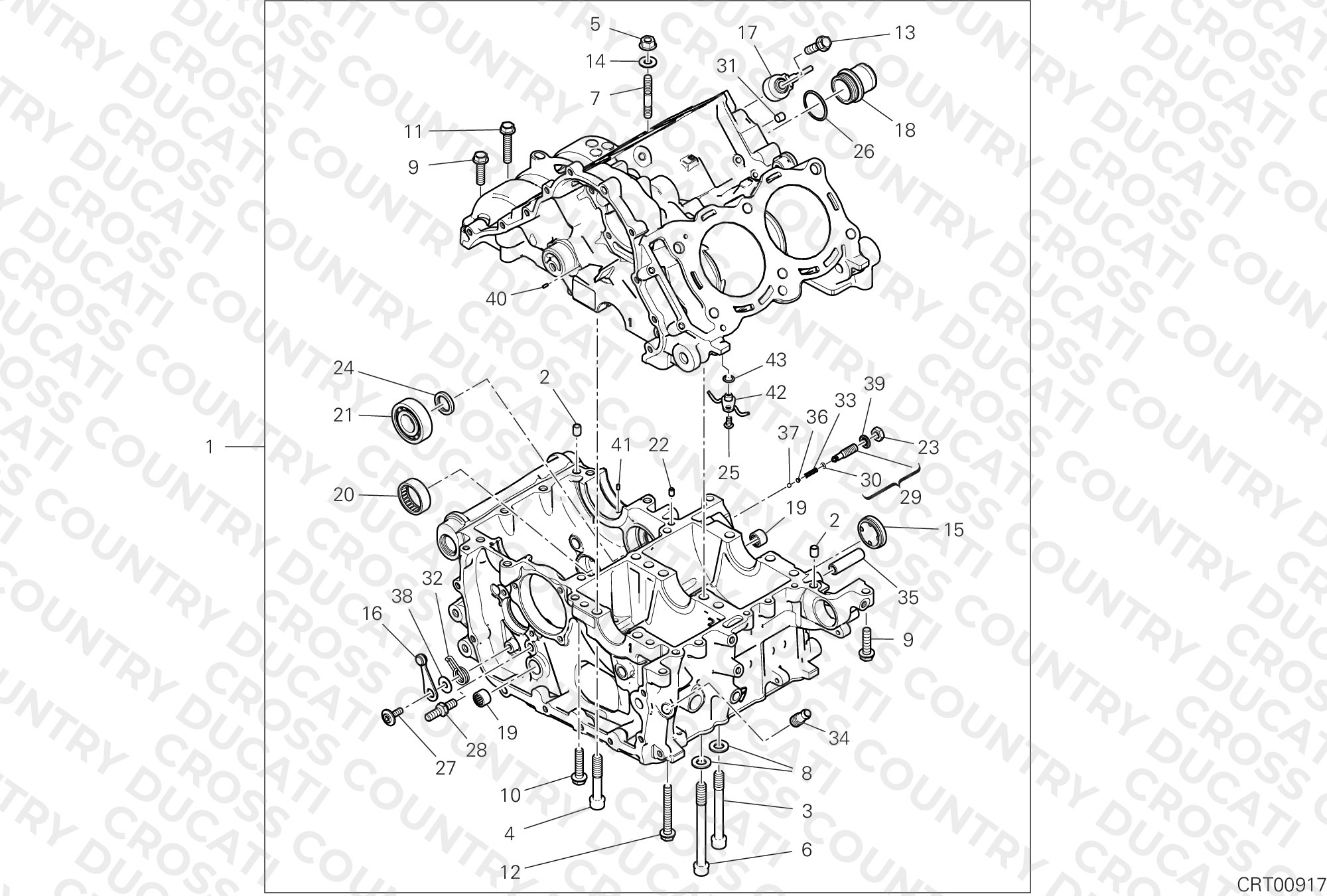 Half-Crankcases Pair