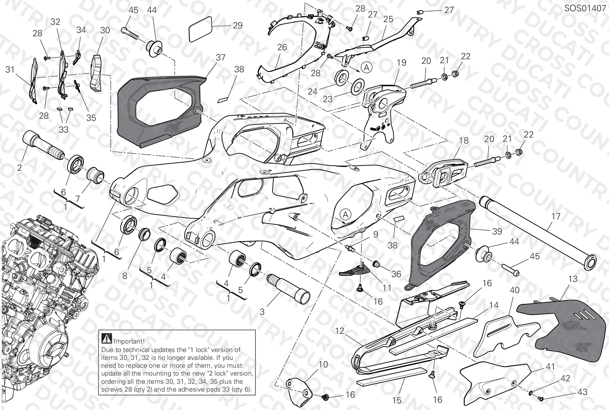 REAR SWINGING ARM