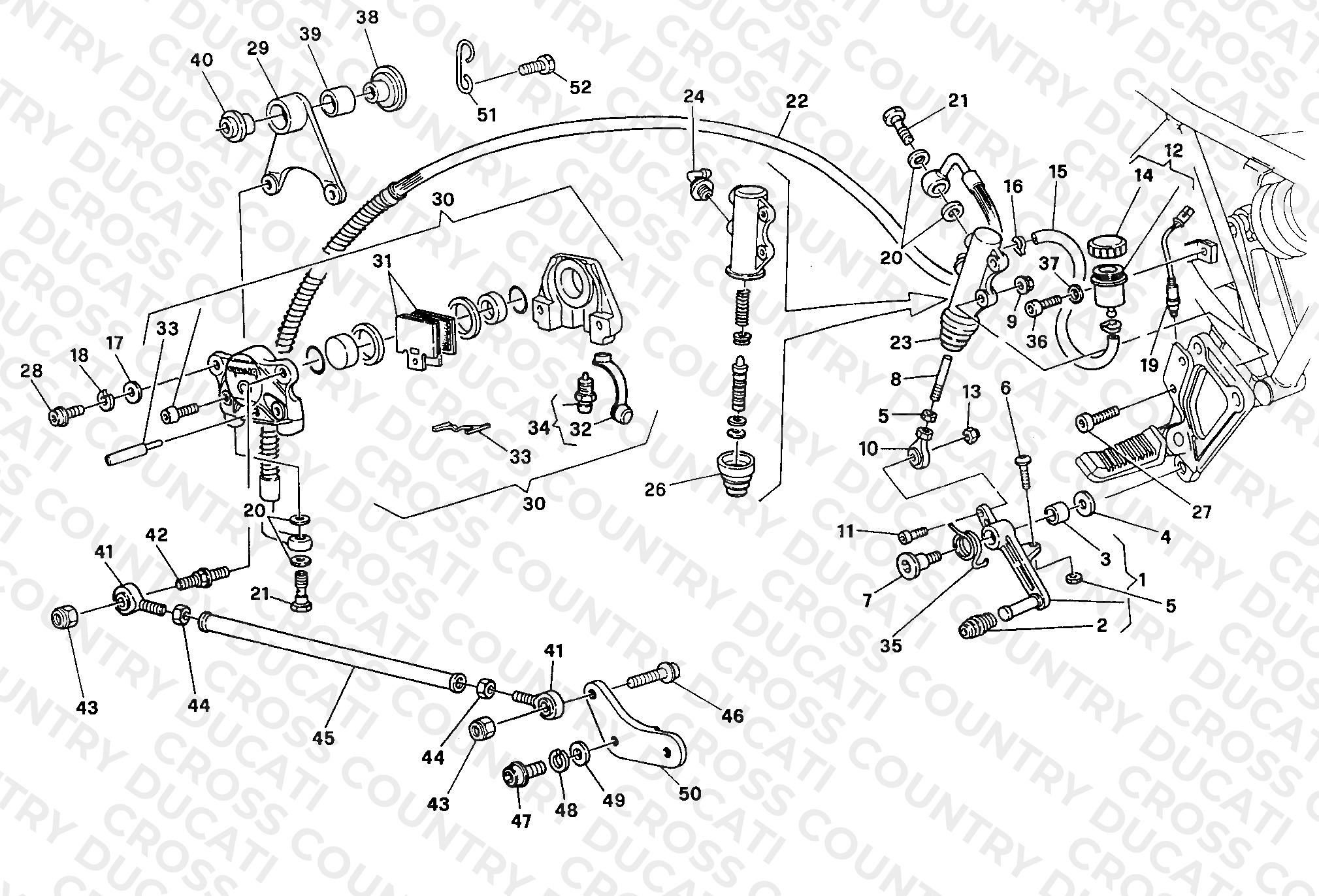 Rear Brake System Superlight