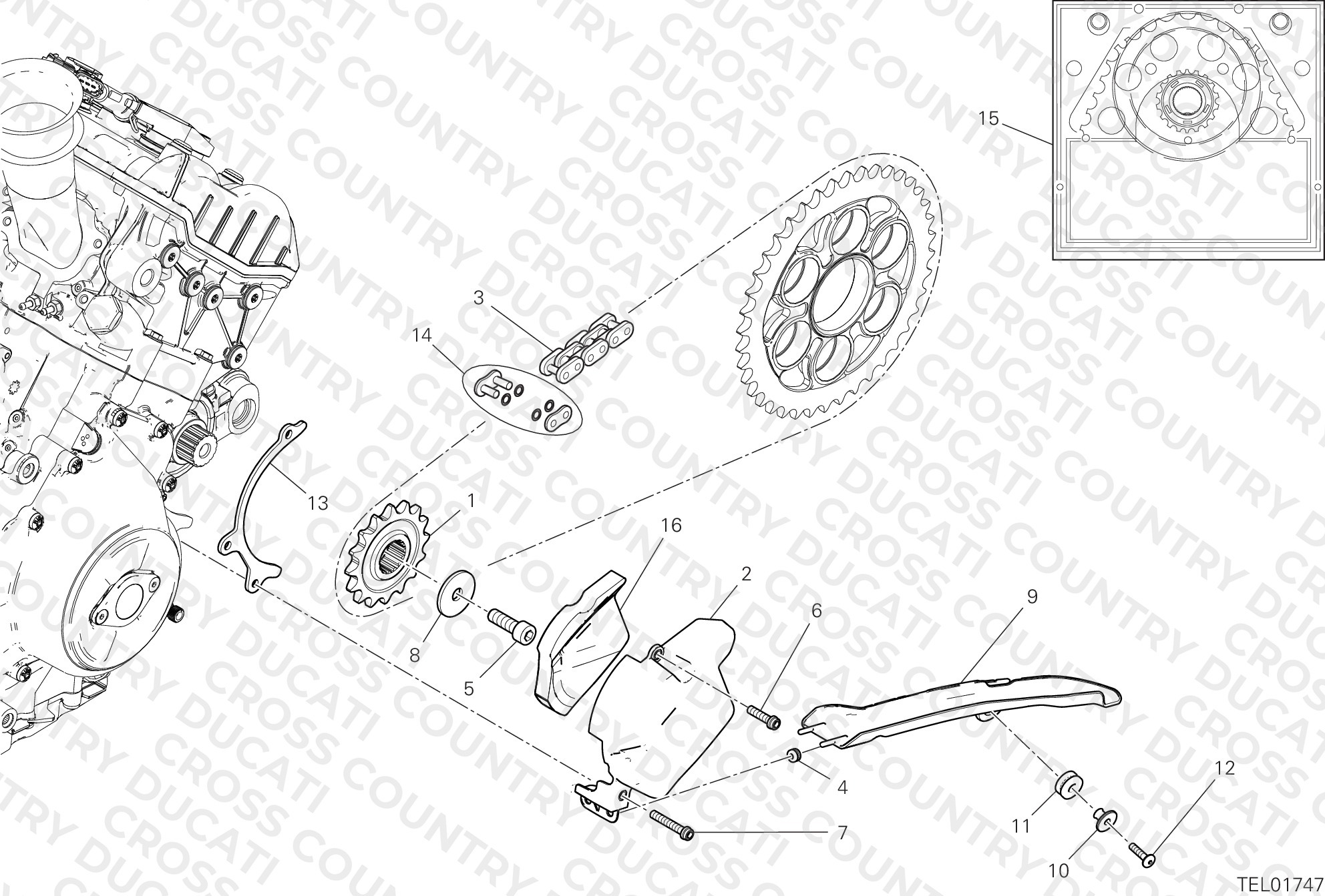 Front Sprocket - Chain