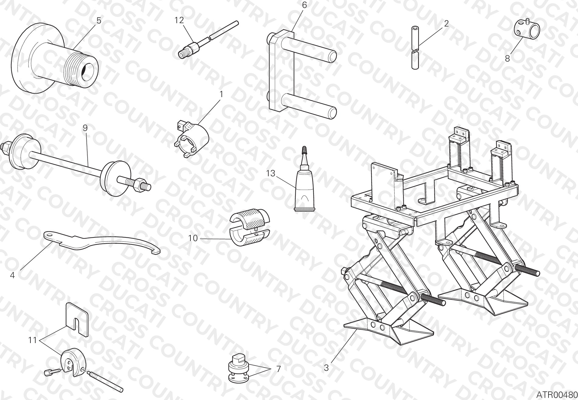 Workshop Service Tools, Frame