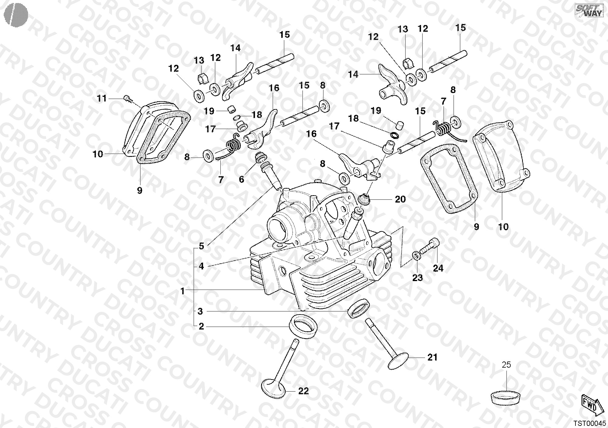 Vertical Cylinder Head