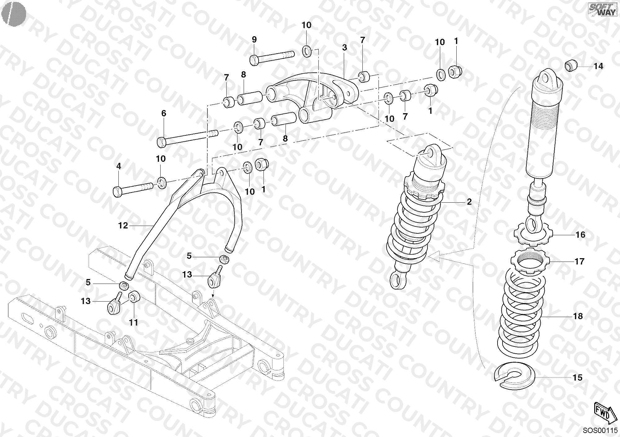 Rear Shock Absorber