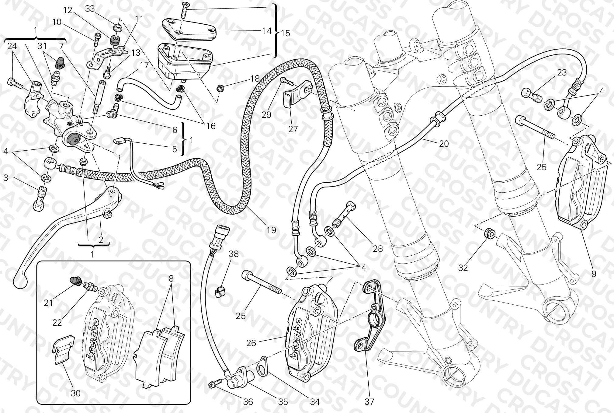Front Brake System