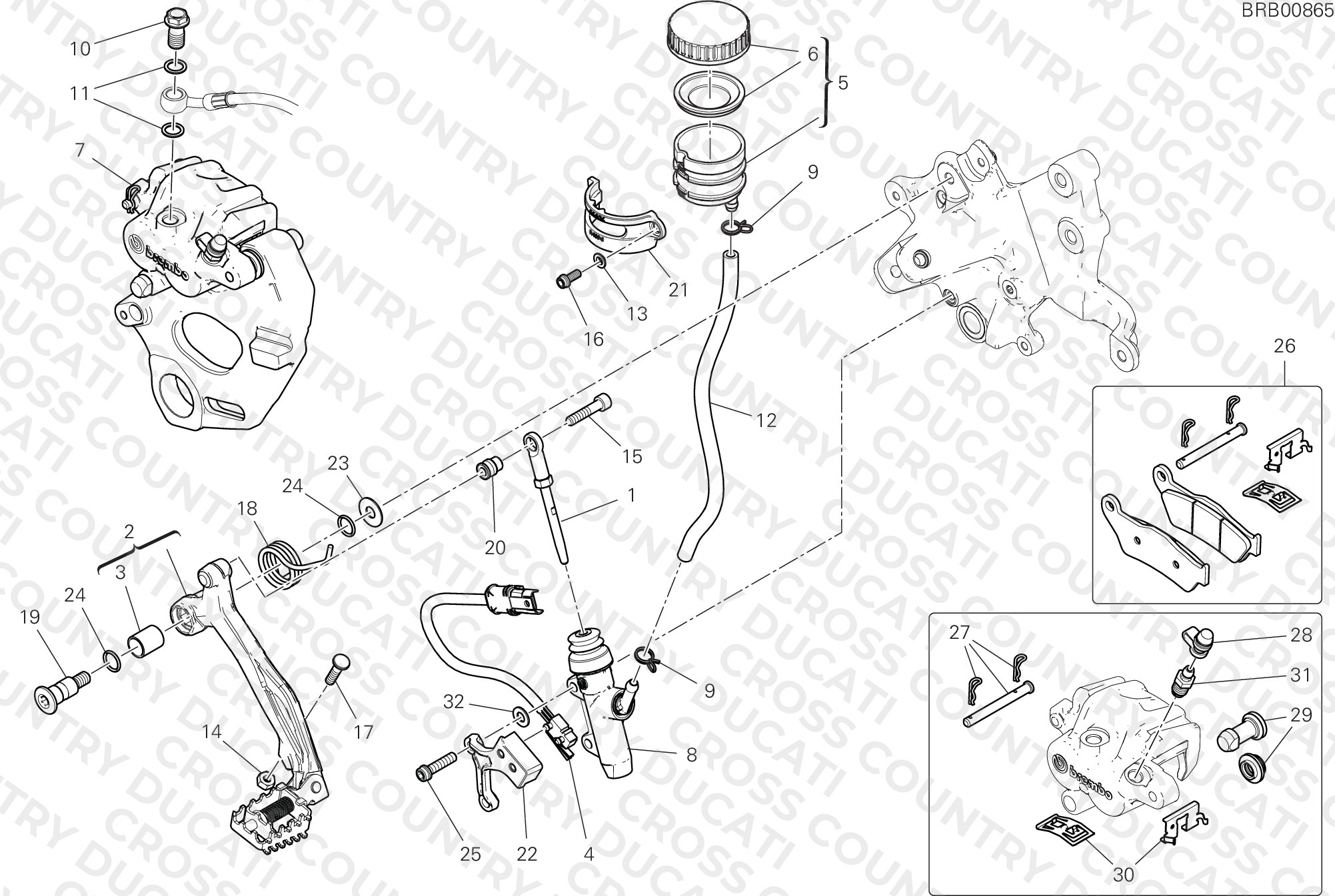 Rear Brake System