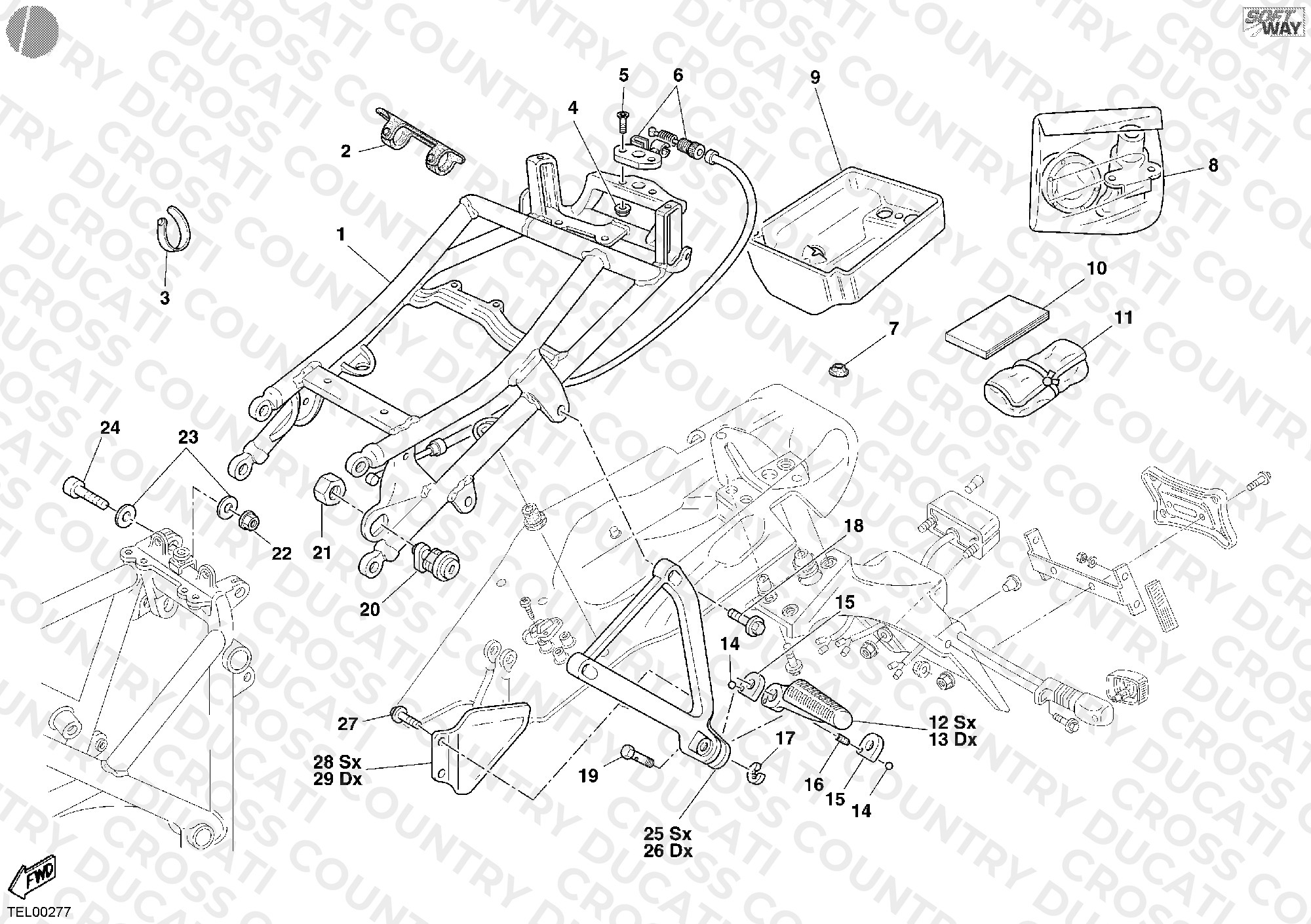 Rear Frame Biposto