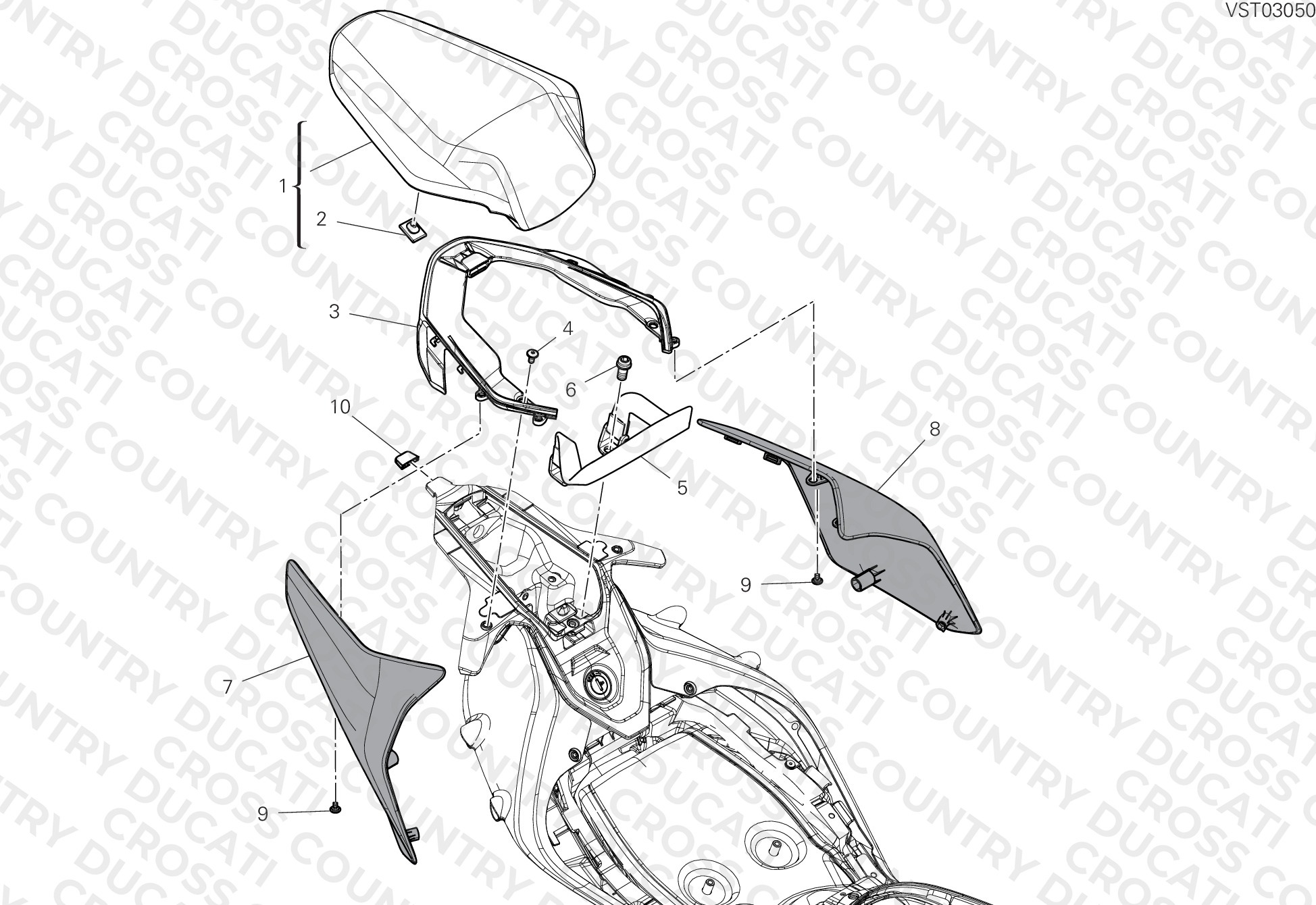 Pillion Rider Seat