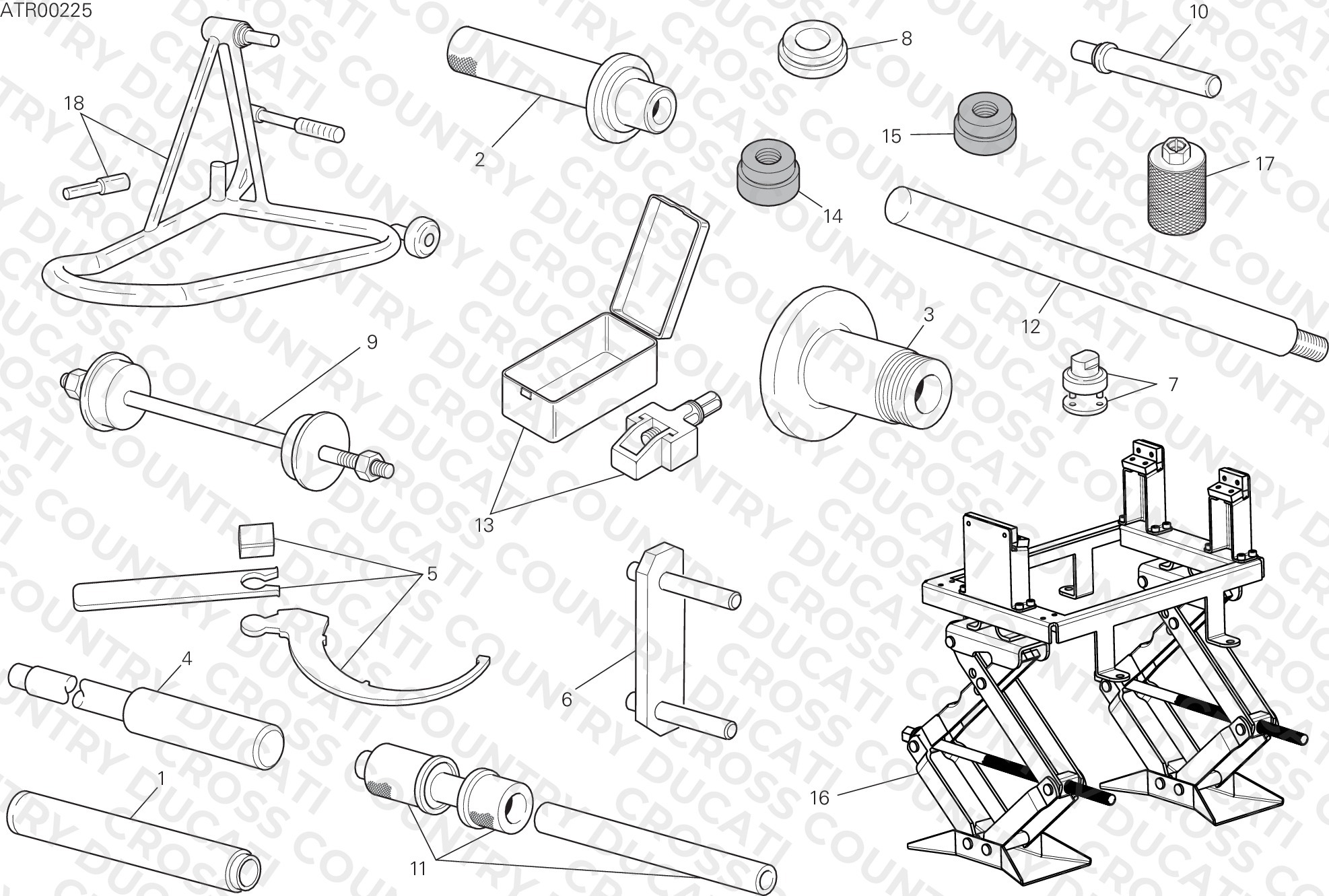 Workshop Service Tools, Frame