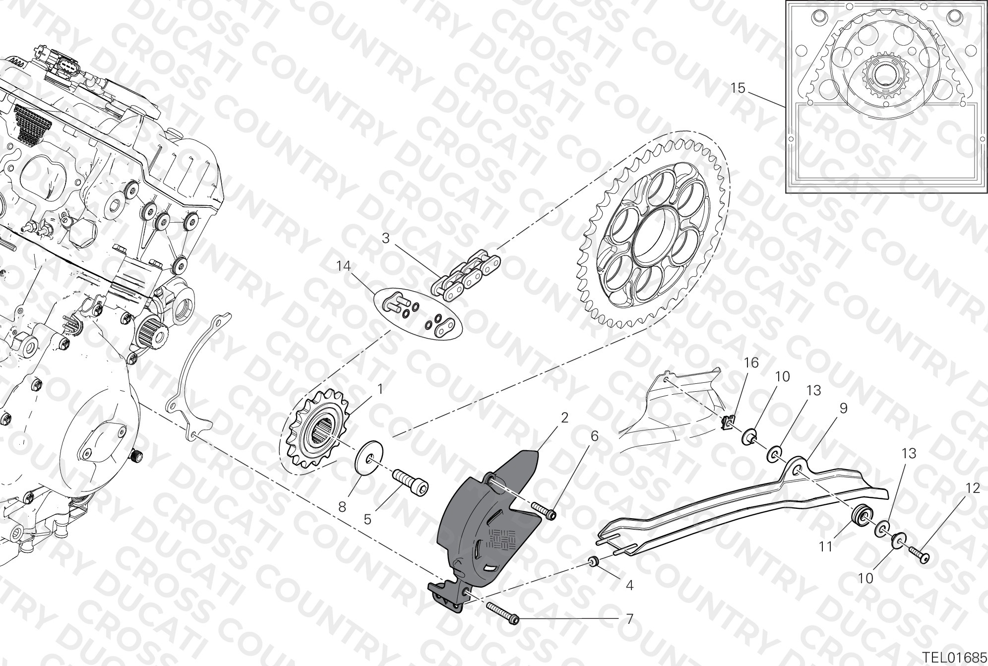 Front Sprocket - Chain