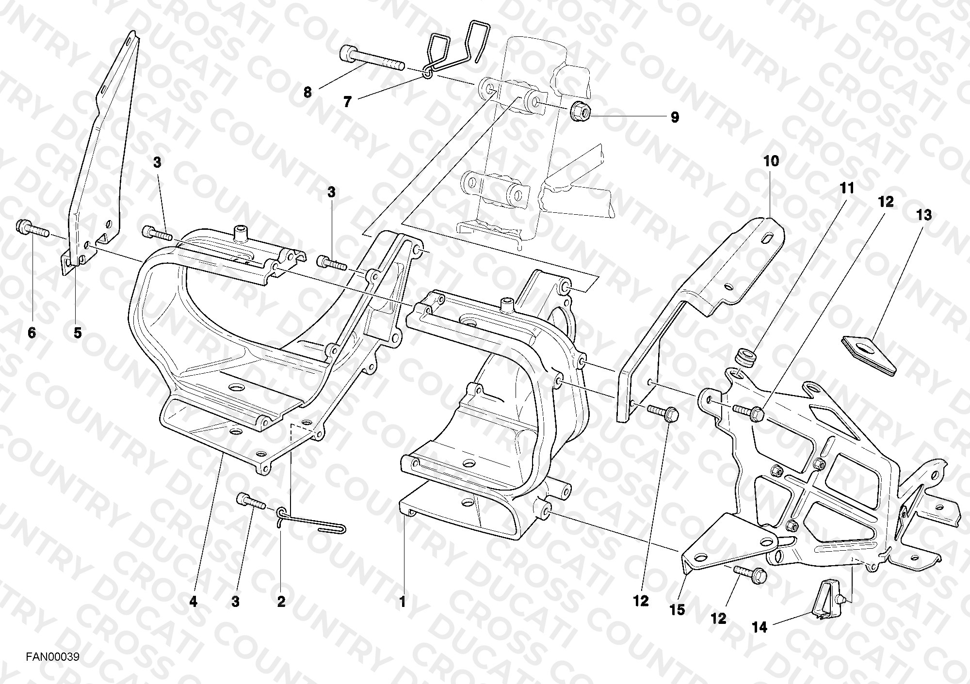 Bracket, Headlight