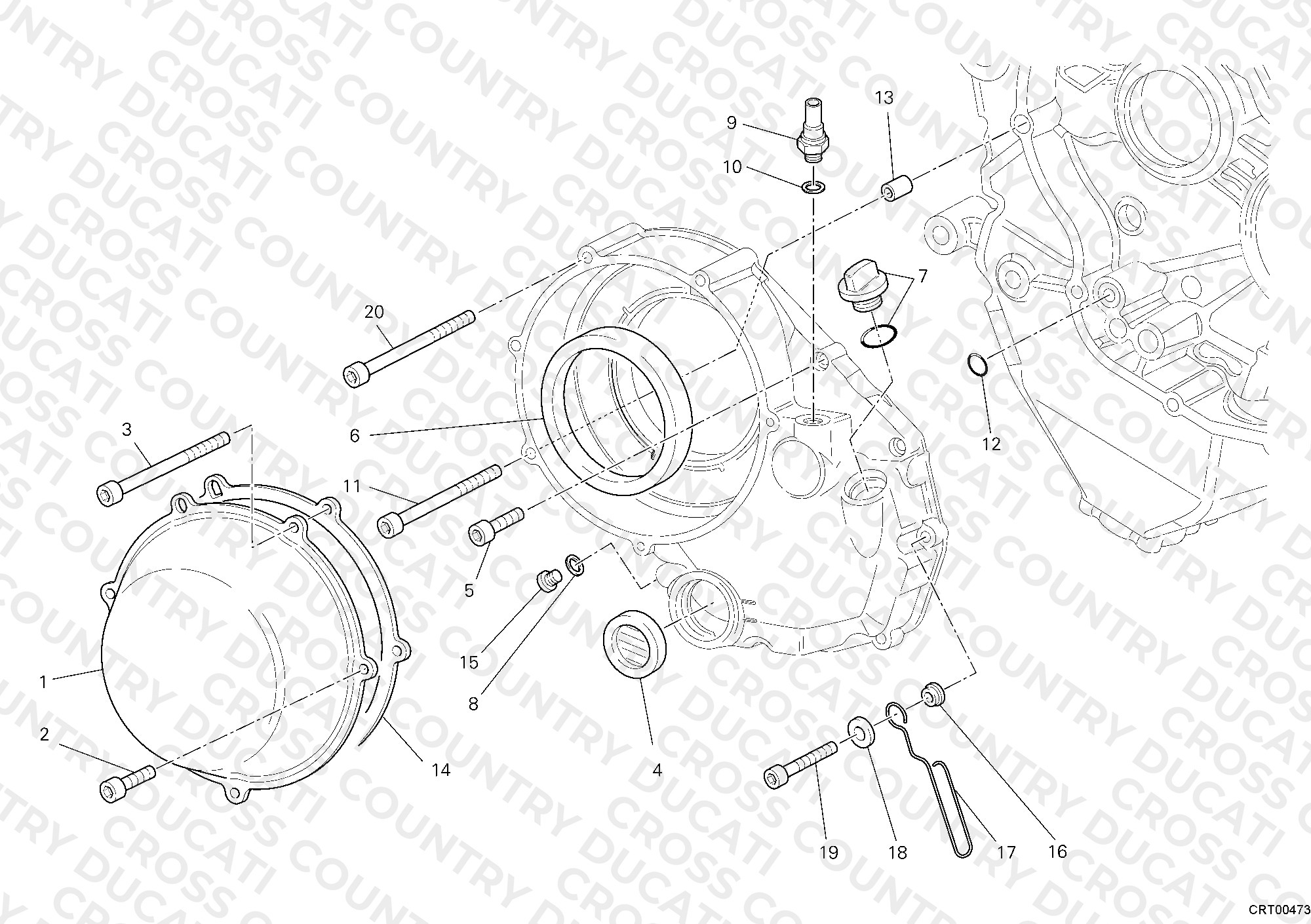 Clutch Cover, Outer