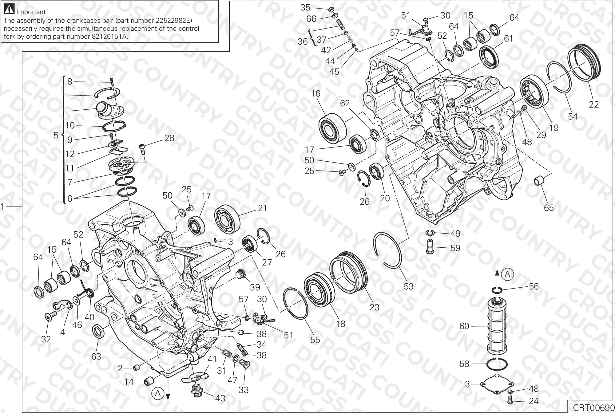 Half-Crankcases Pair