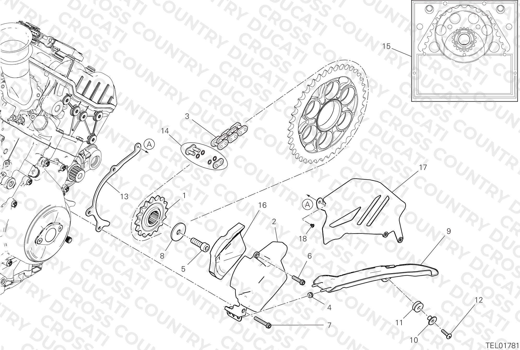 Front Sprocket - Chain