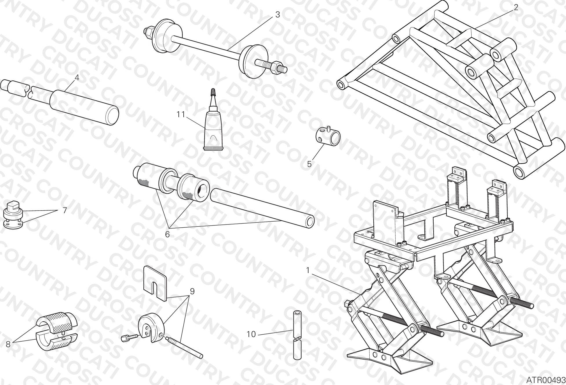 Workshop Service Tools, Frame