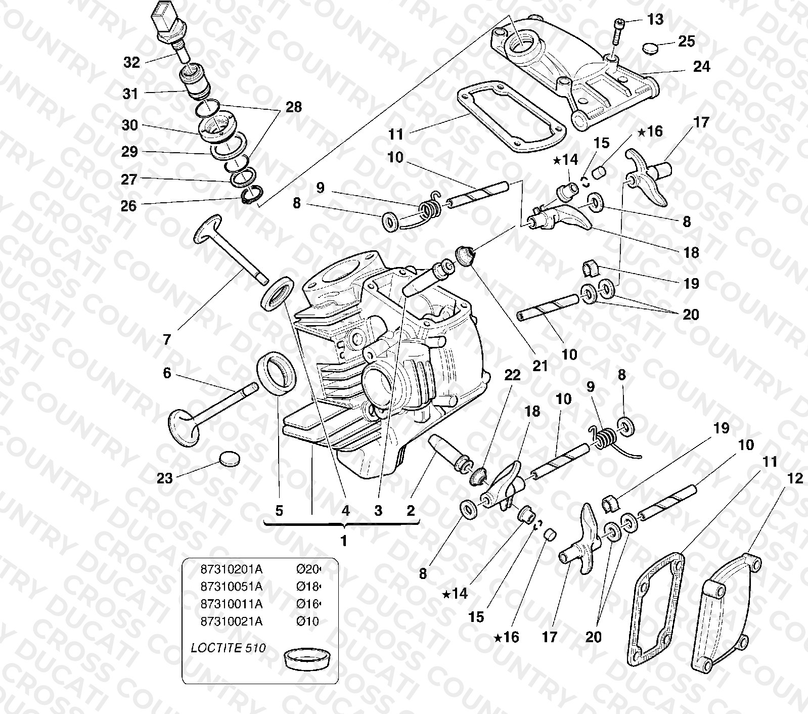 Horizontal Cylinder Head