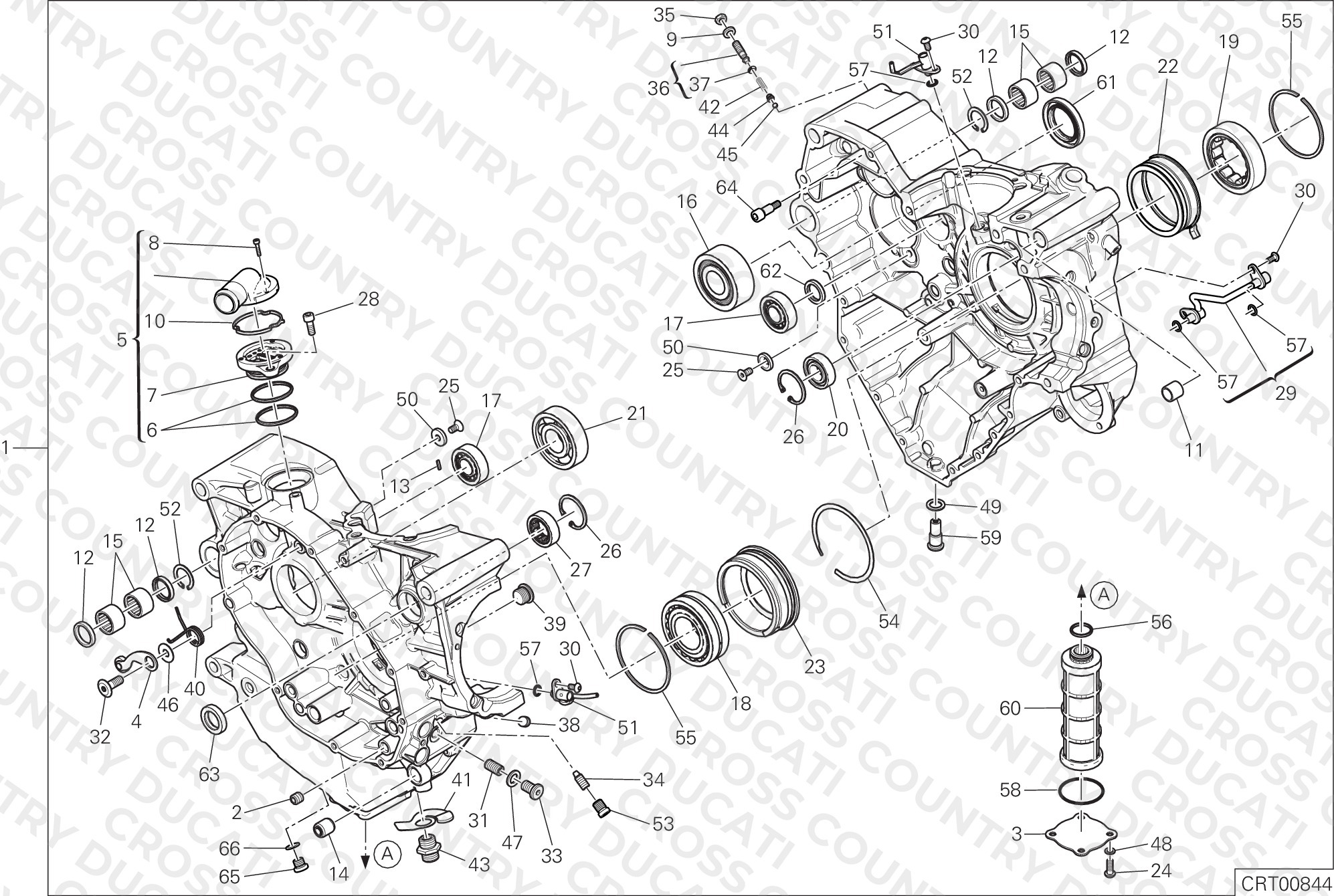 Half-Crankcases Pair