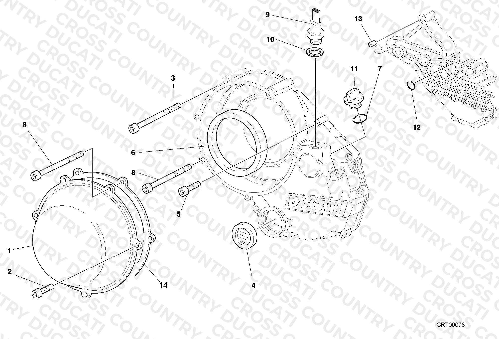 Clutch Cover, Outer