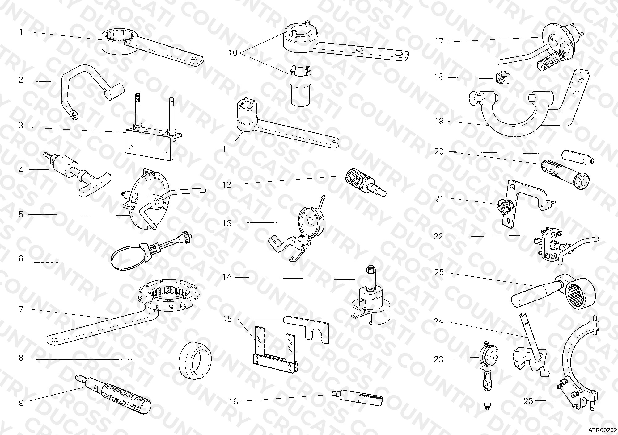 Workshop Service Tools, Engine