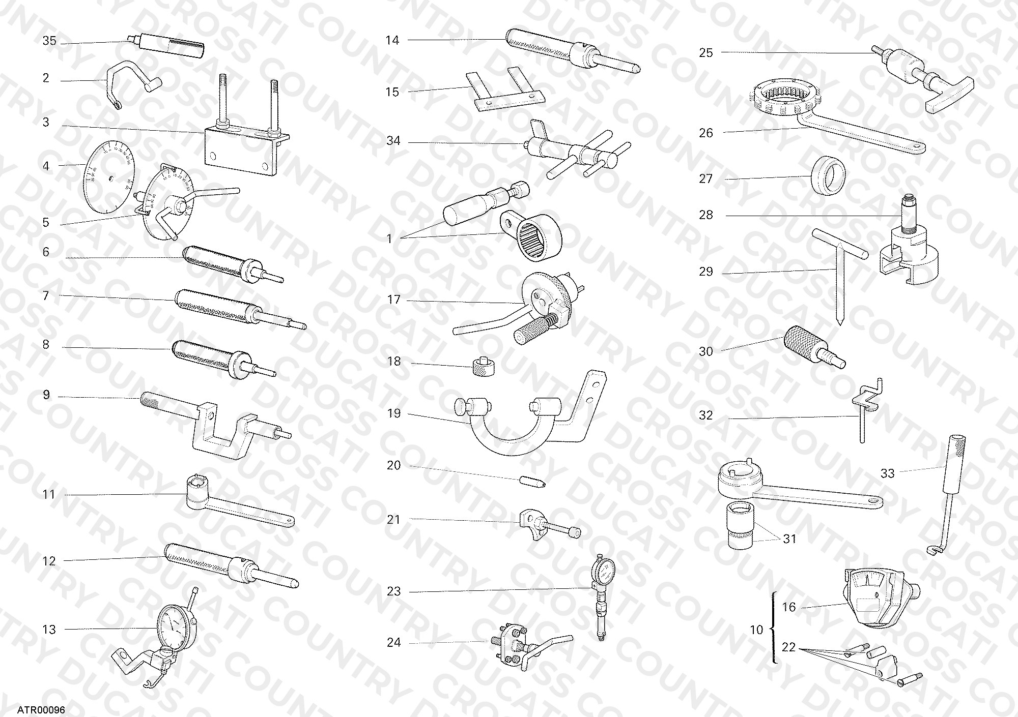 Workshop Service Tools, Engine