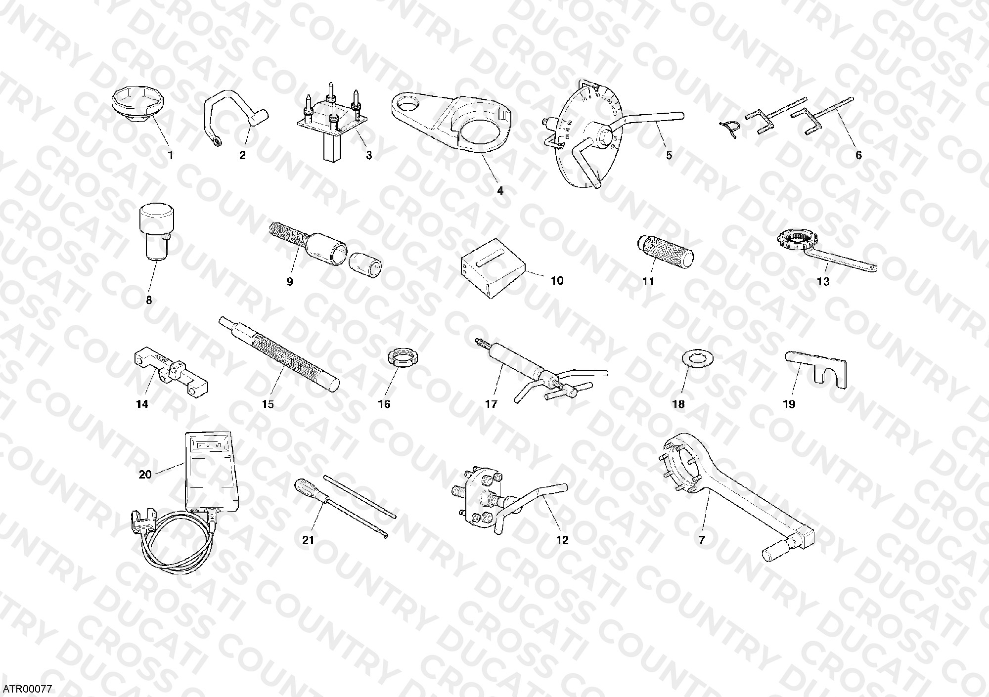 Workshop Service Tools, Engine I