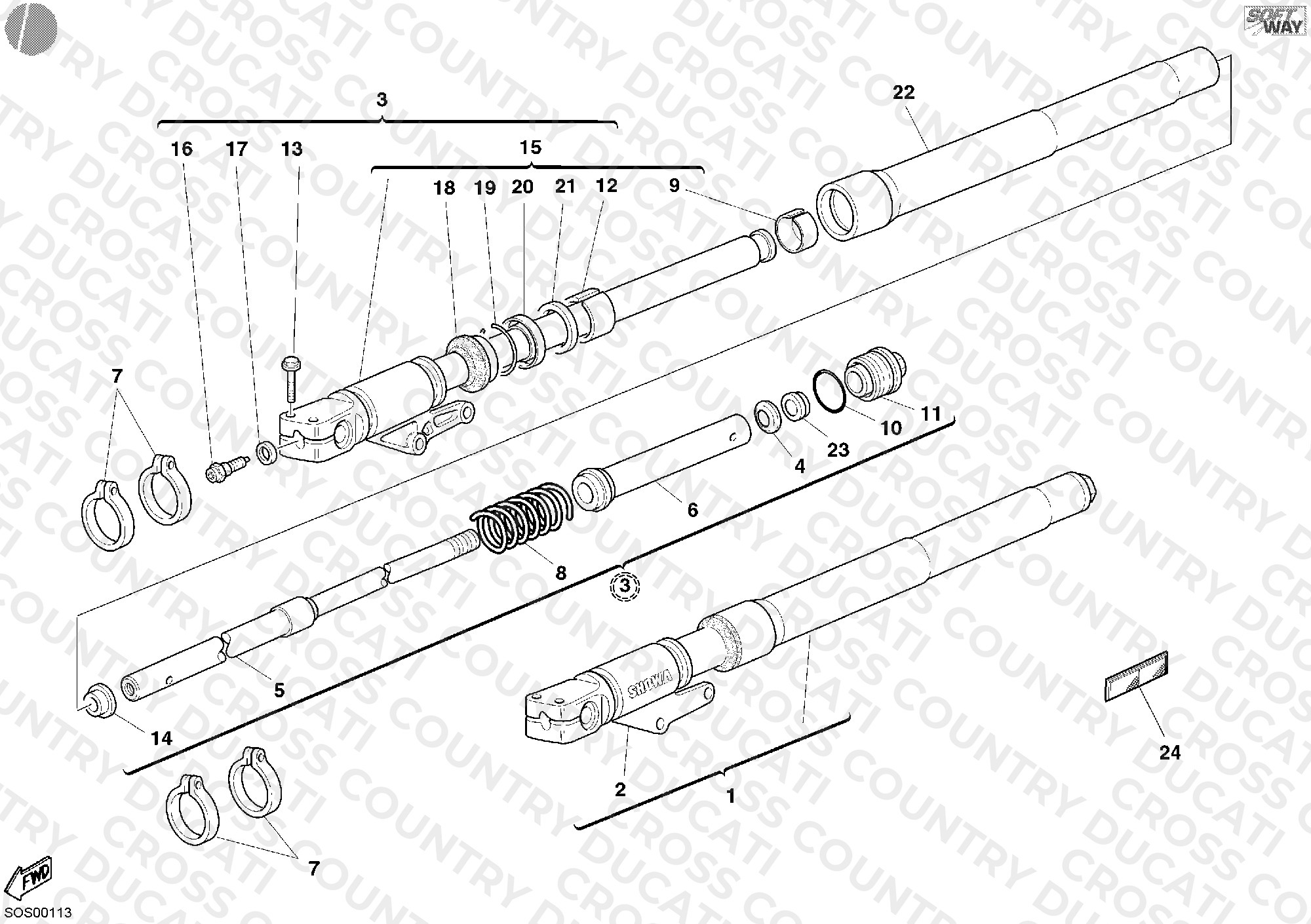 Front Fork M1000