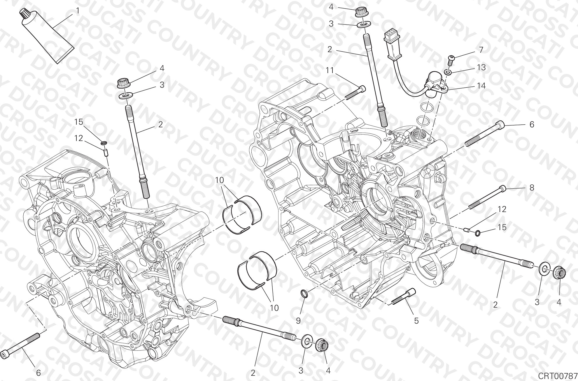 Half-Crankcases Pair