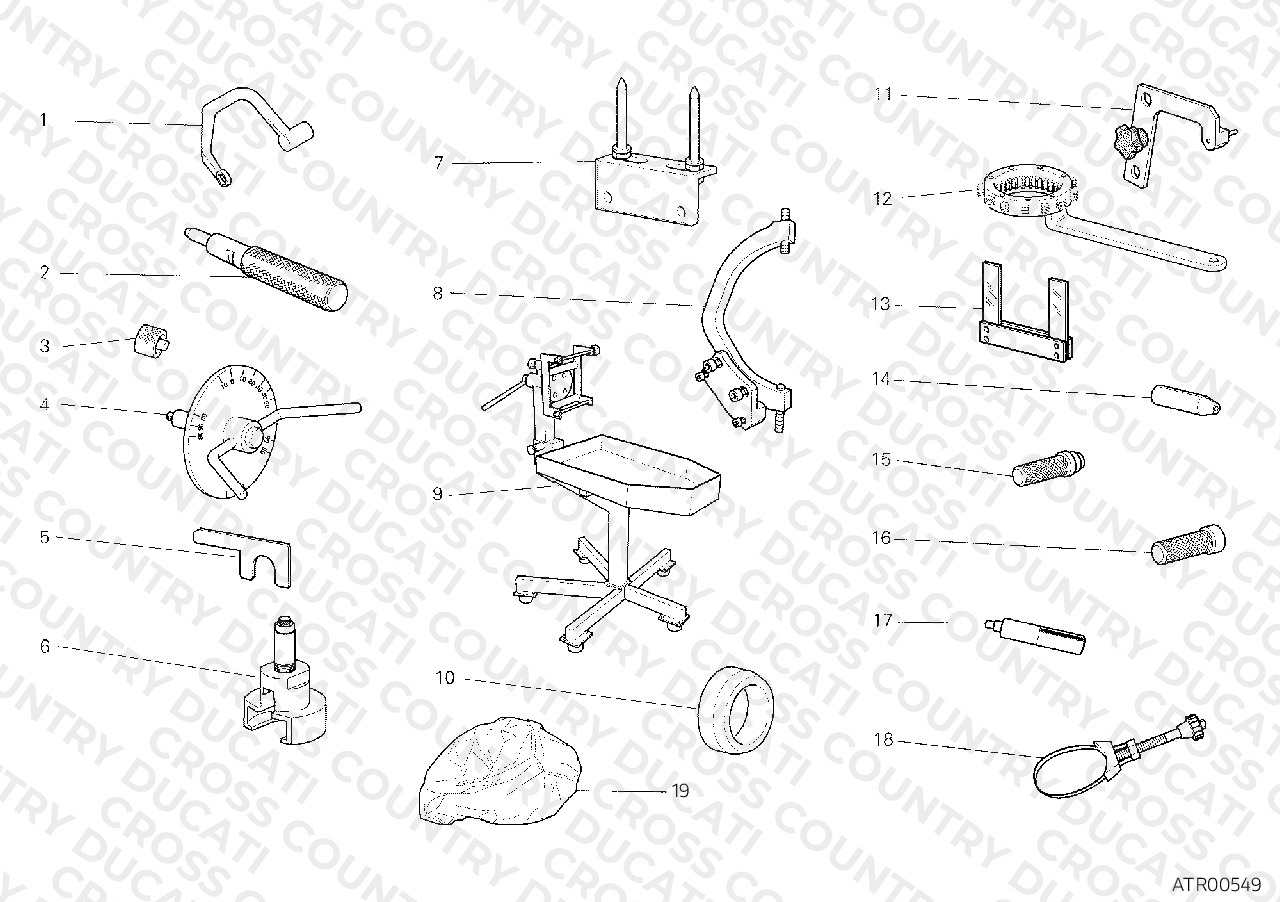 Workshop Service Tools, Engine I