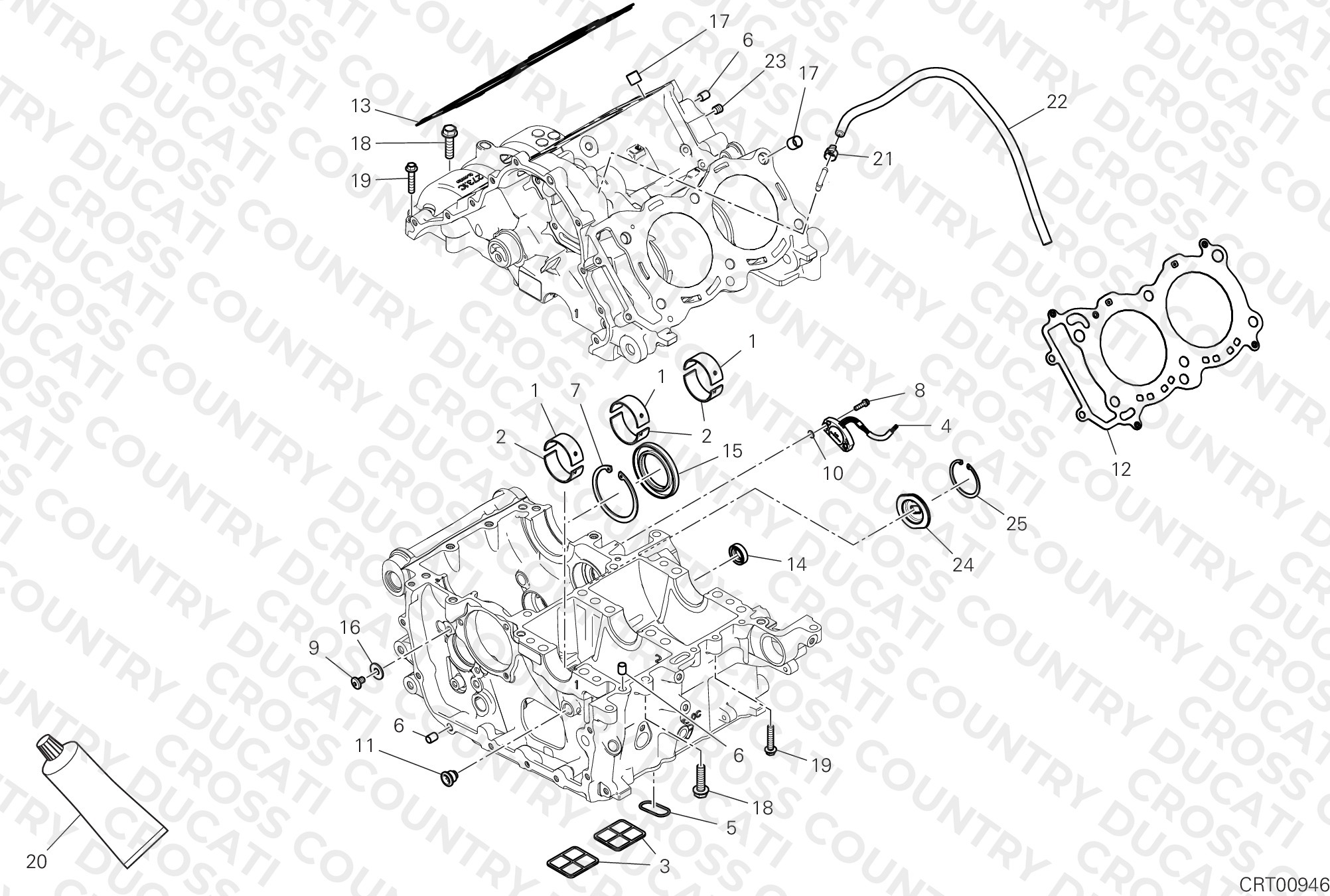 Half-Crankcases Pair