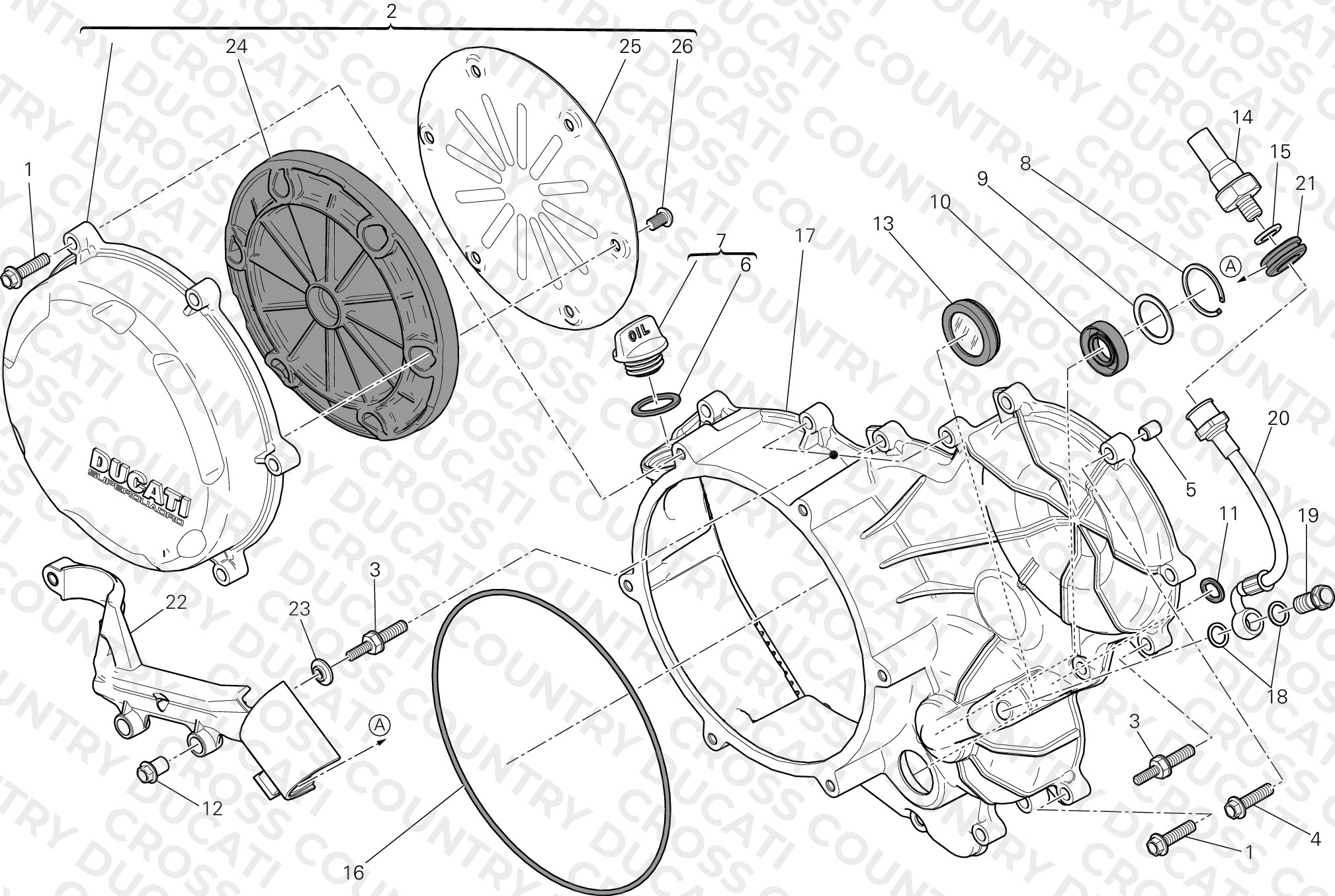 Clutch Cover, Outer