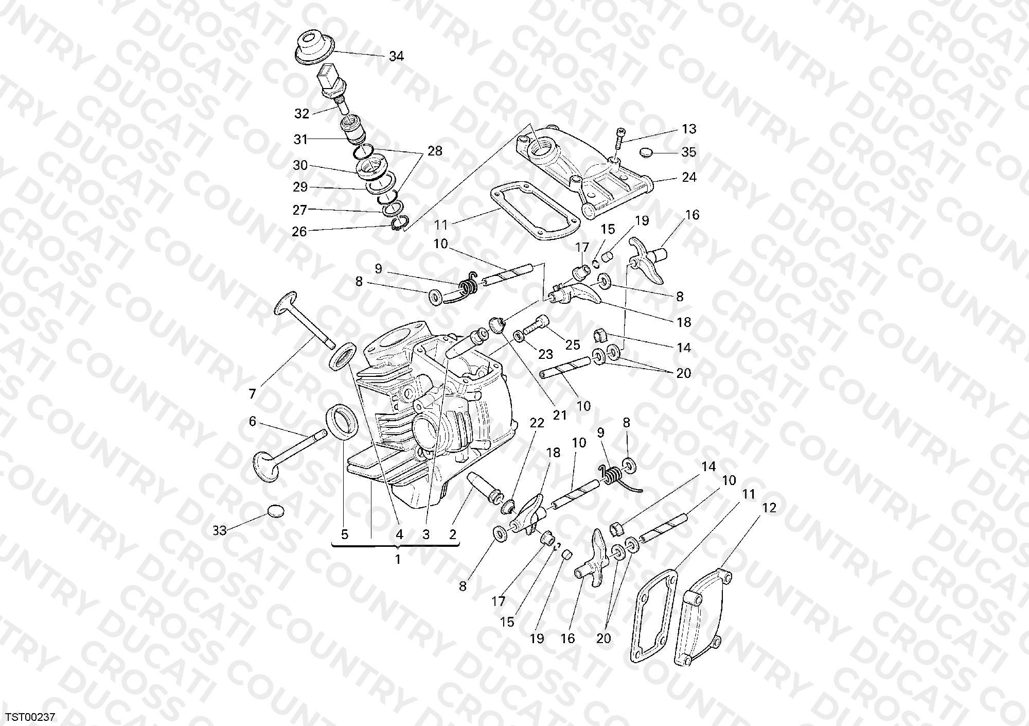 Horizontal Cylinder Head