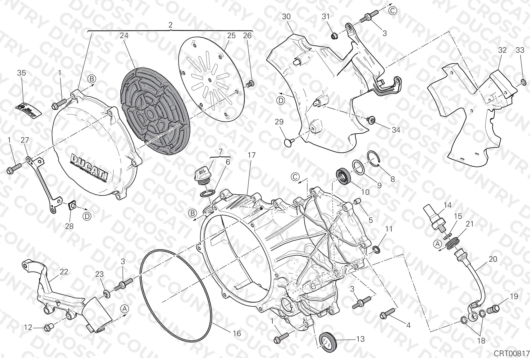 Clutch - Side Crankcase Cover