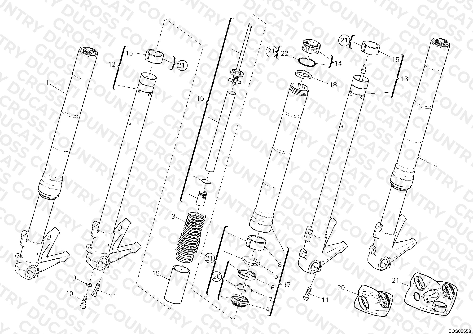 Front Fork Marzocchi